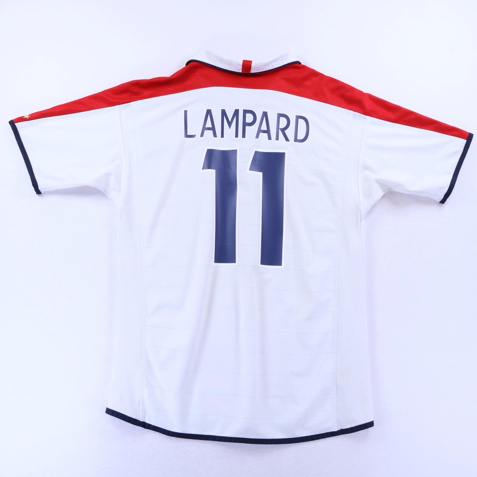 England Lampard #11 2003/05 Home Shirt - Reversible - L