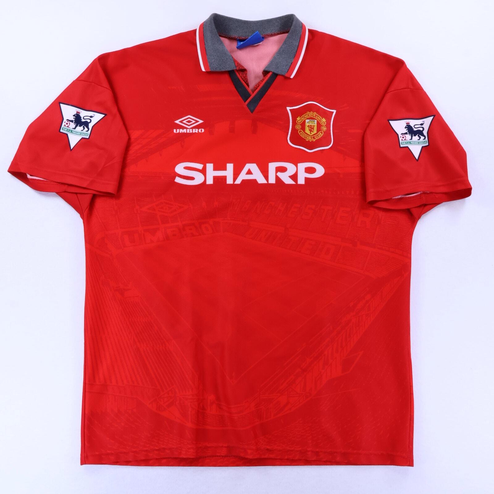 Manchester United Cantona #7 1994/96 Home Shirt - XL