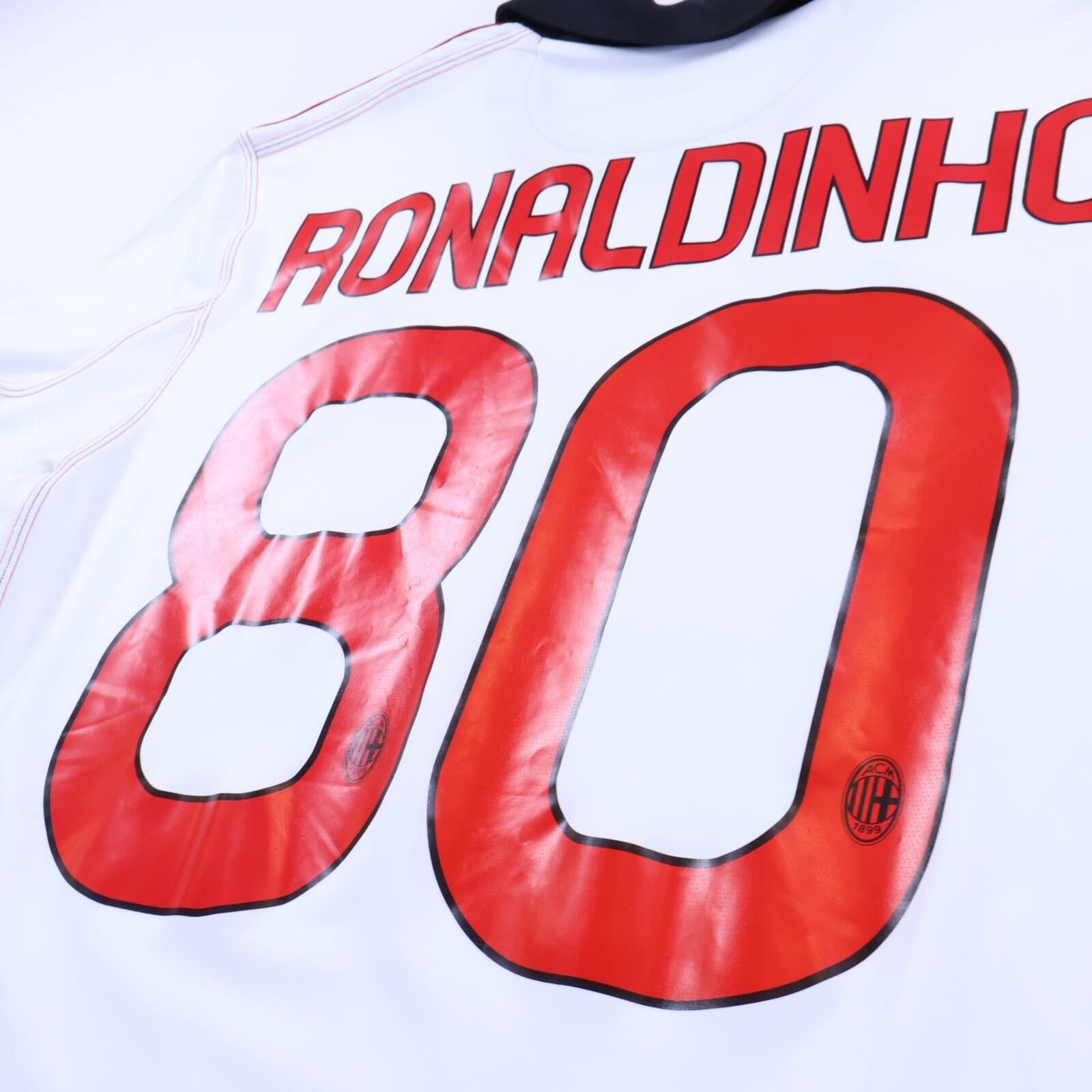 Ac Milan Ronaldinho #80 2010/11 Away Shirt - M