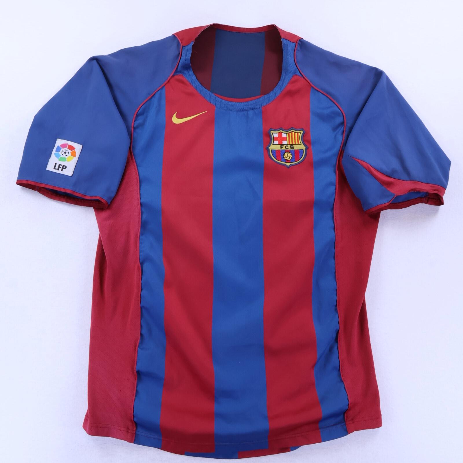Barcelona Eto'O #9 2004/05 Home Shirt - L