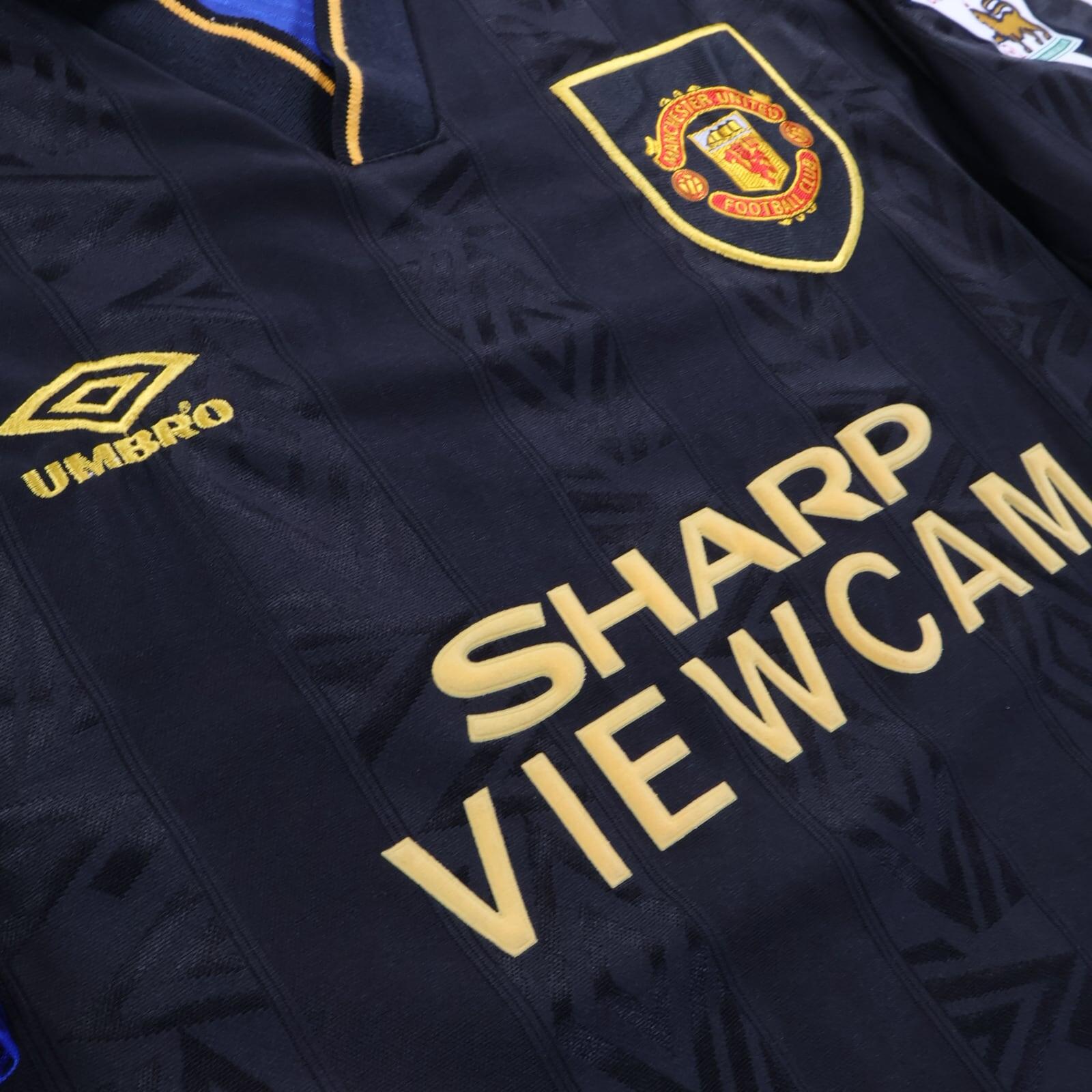 *MINT* Manchester United Cantona #7 1993/95 Away Shirt - XL
