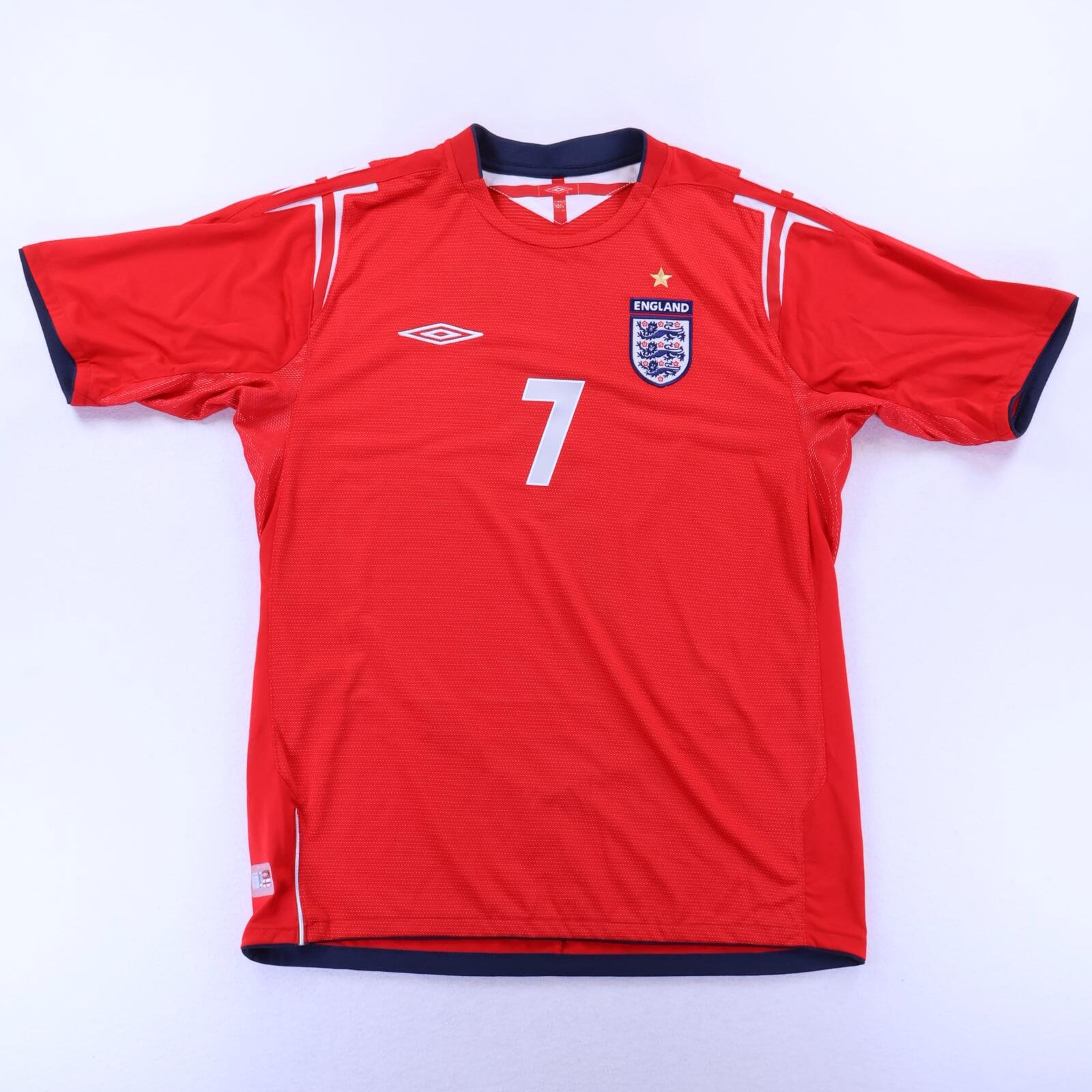 England Beckham #7 2004/06 Away Shirt - L