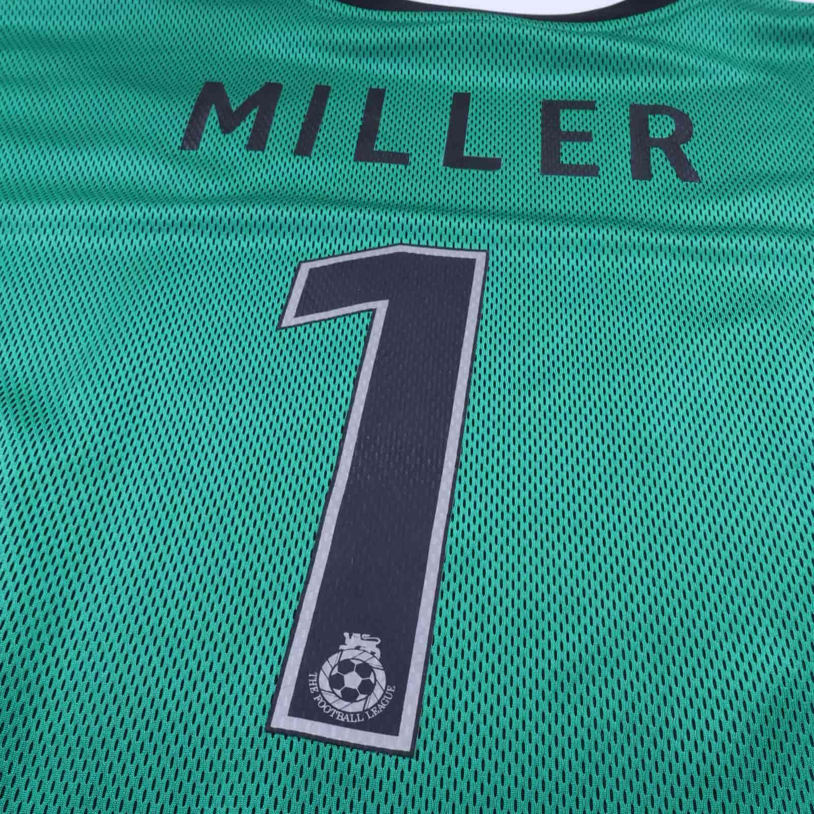 Bristol Rovers Miller #1 2000s Away Shirt - Long Sleeve - 2XL