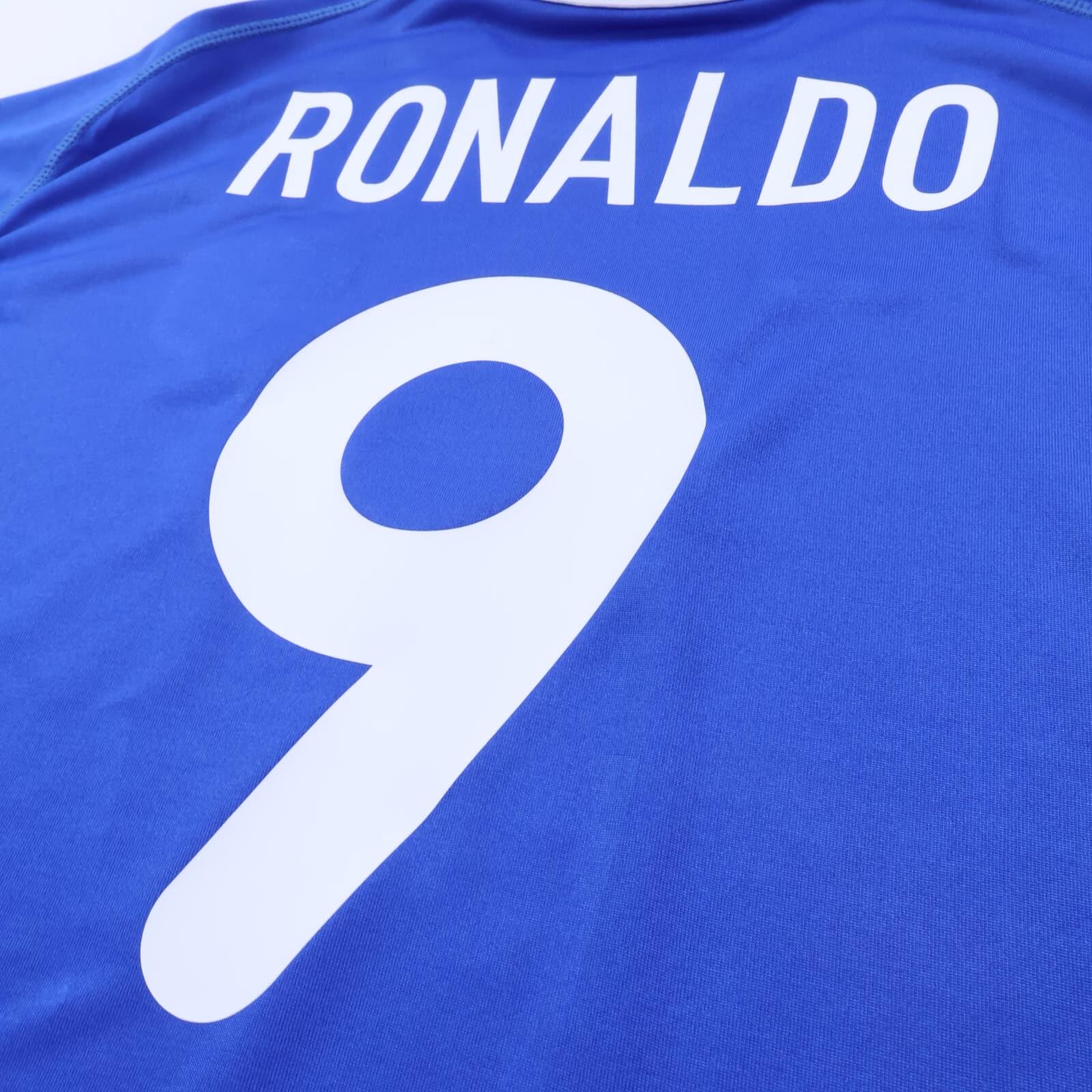 *MINT* Brazil Ronaldo #9 2000/02 Away Shirt - L