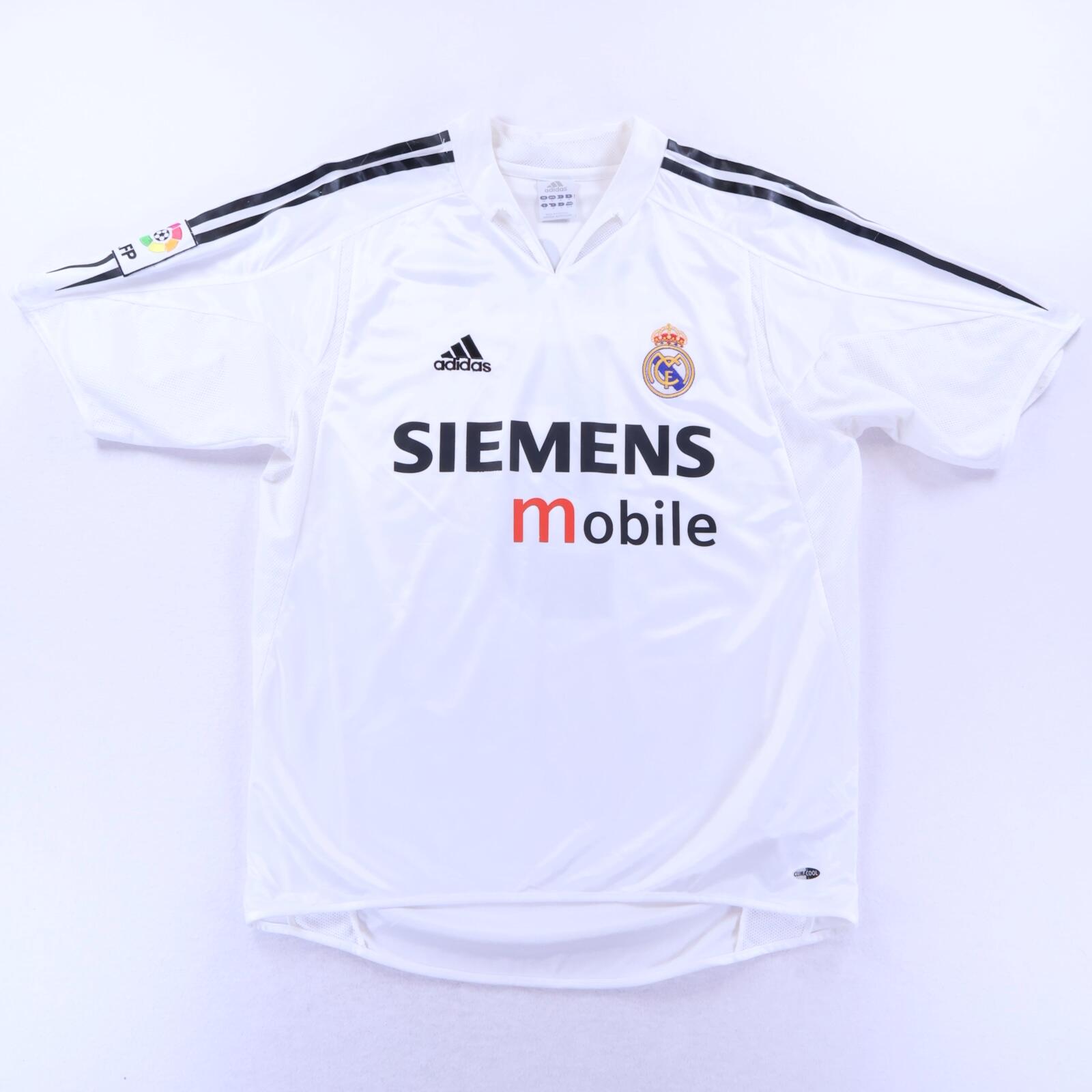 Real Madrid Zidane #5 2001/02 Home Shirt - M