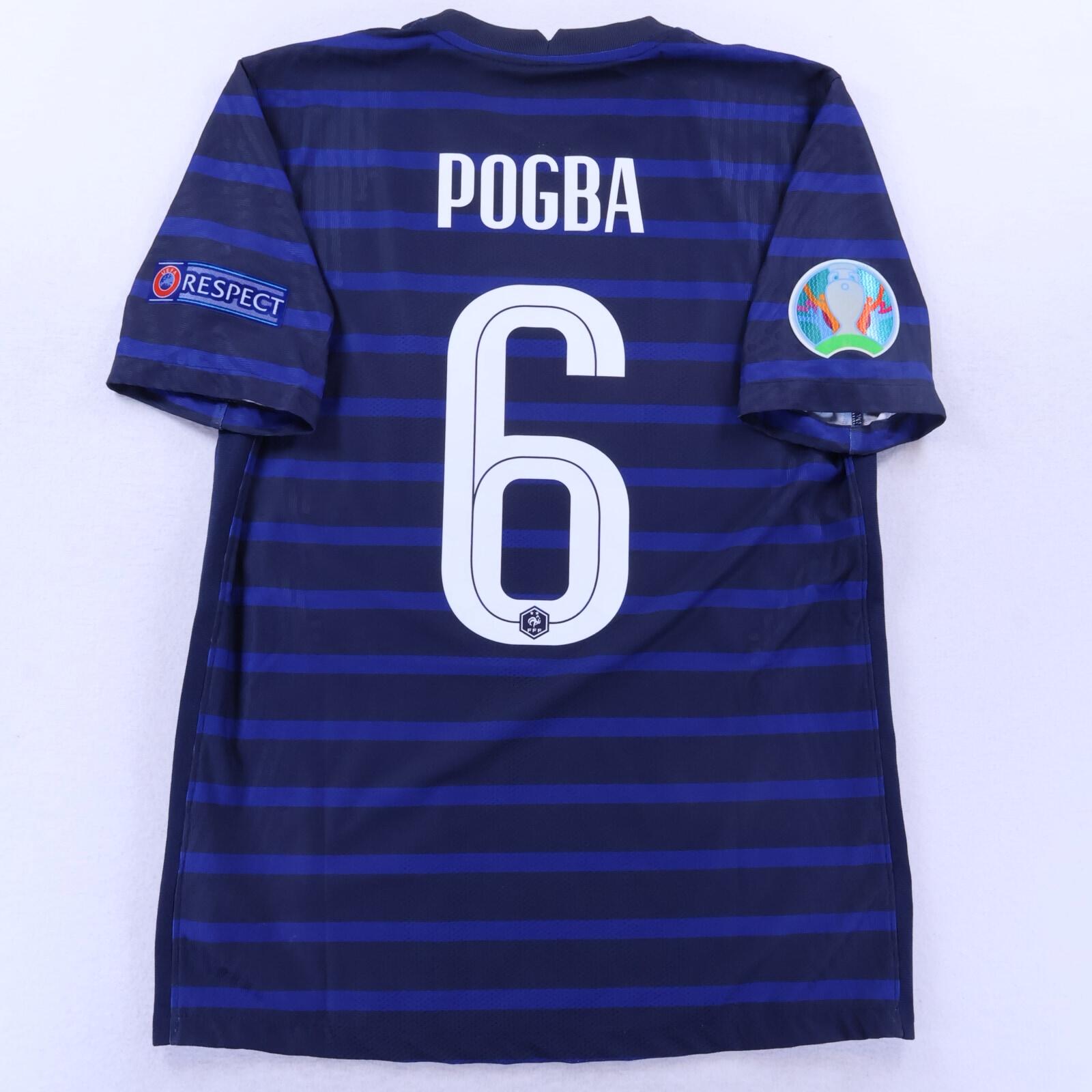 *MINT* France Pogba #6 2020/21 Home Shirt - Player Issue - M