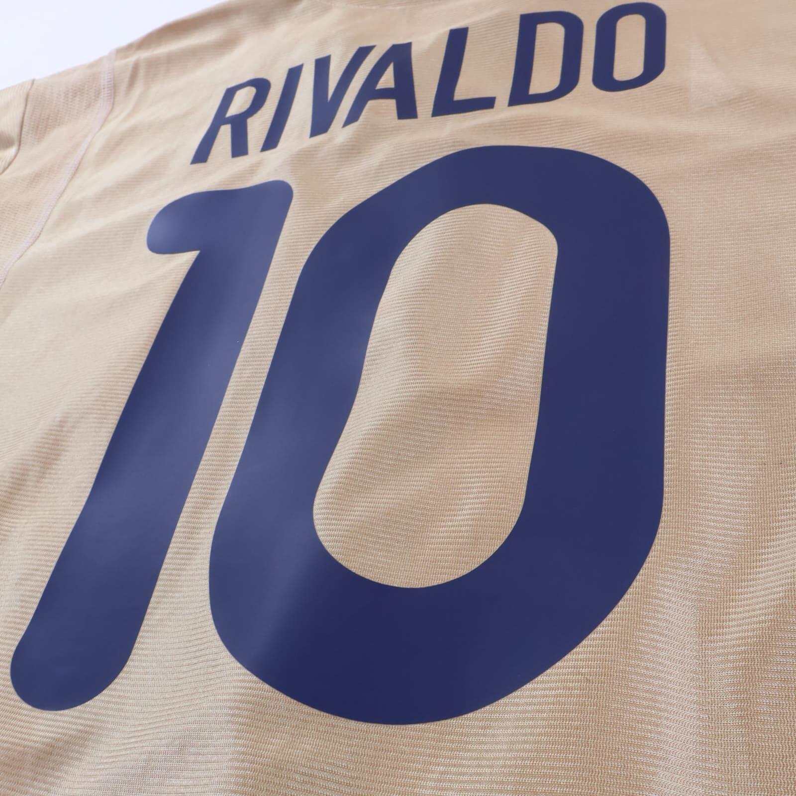 Barcelona Rivaldo #10 2001/03 Away Shirt - L