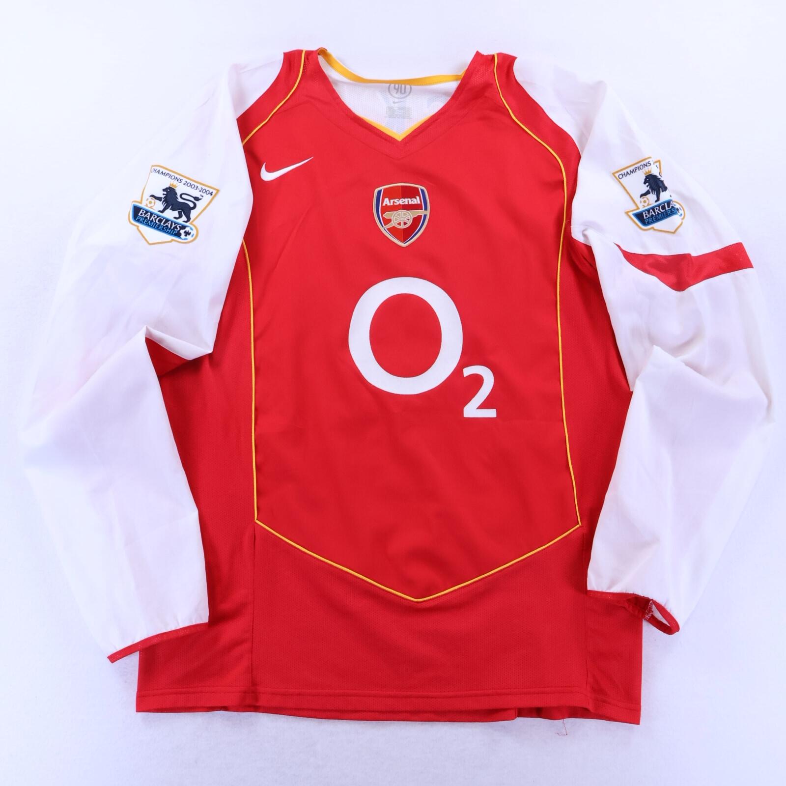 Arsenal Bergkamp #10 2004/05 Home Shirt - Long Sleeve - L