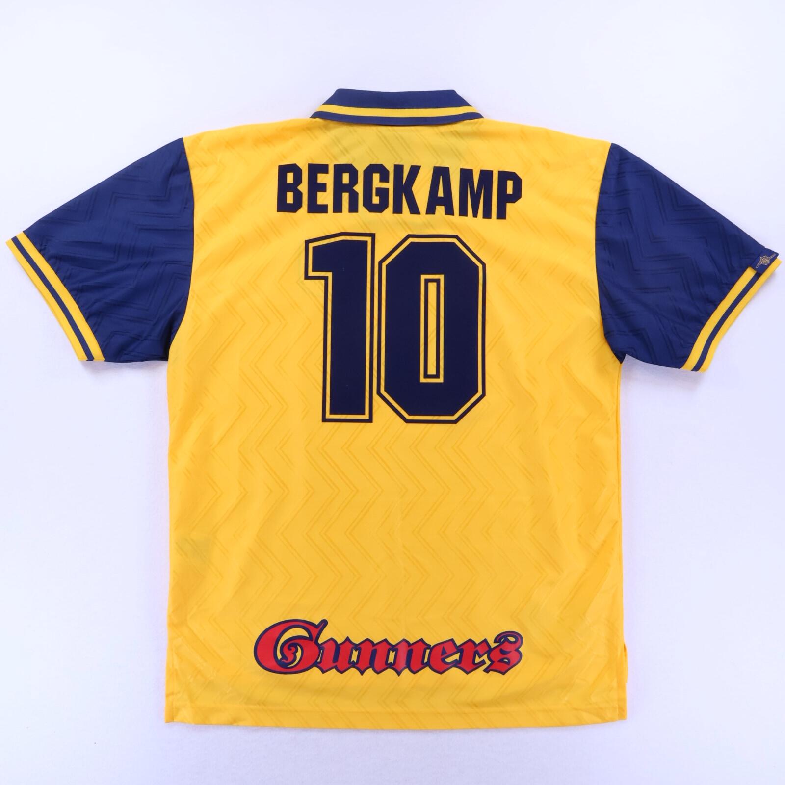 *MINT* Arsenal Bergkamp #10 1996/97 Away Shirt - XL