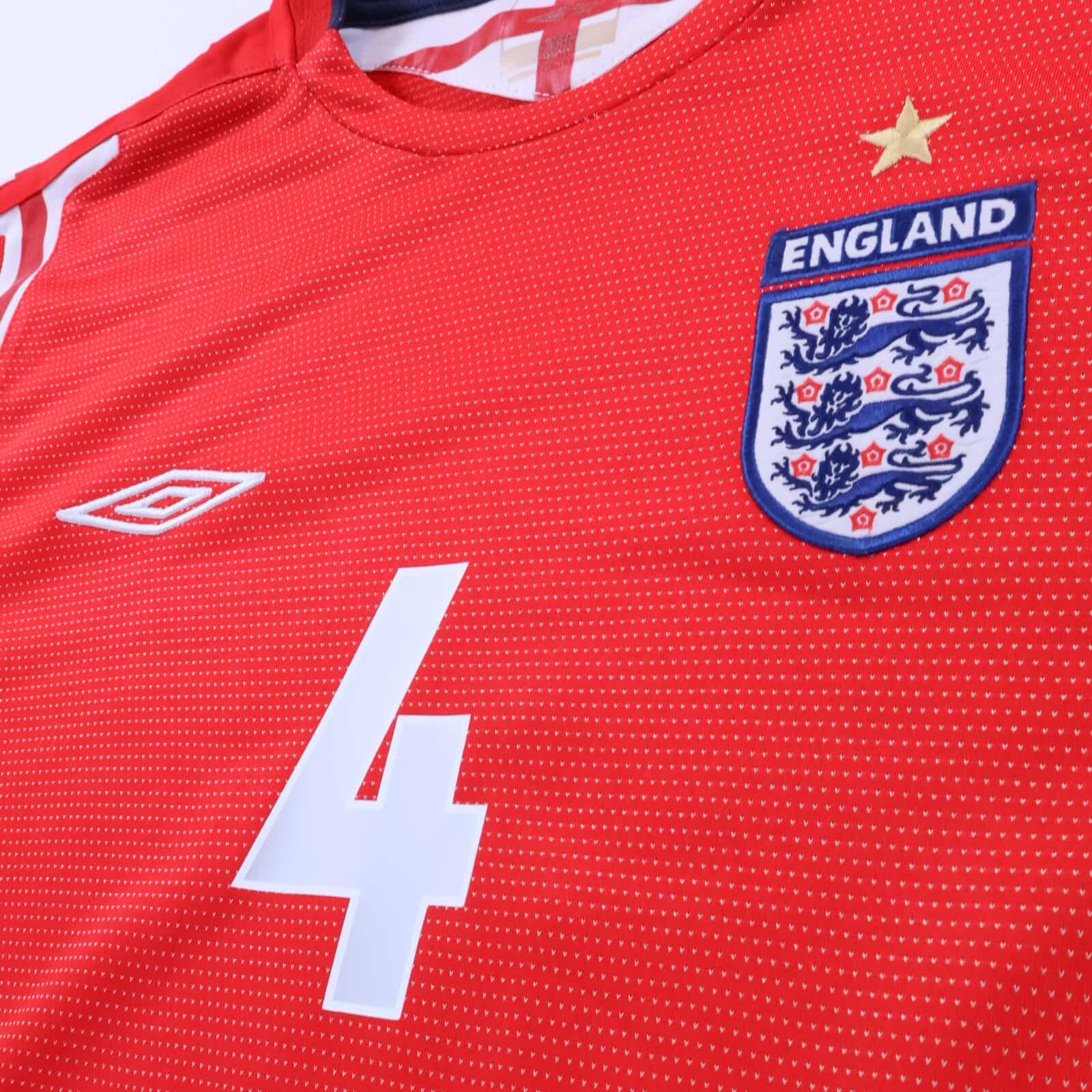 England Gerrard #4 2004/06 Away Shirt - L