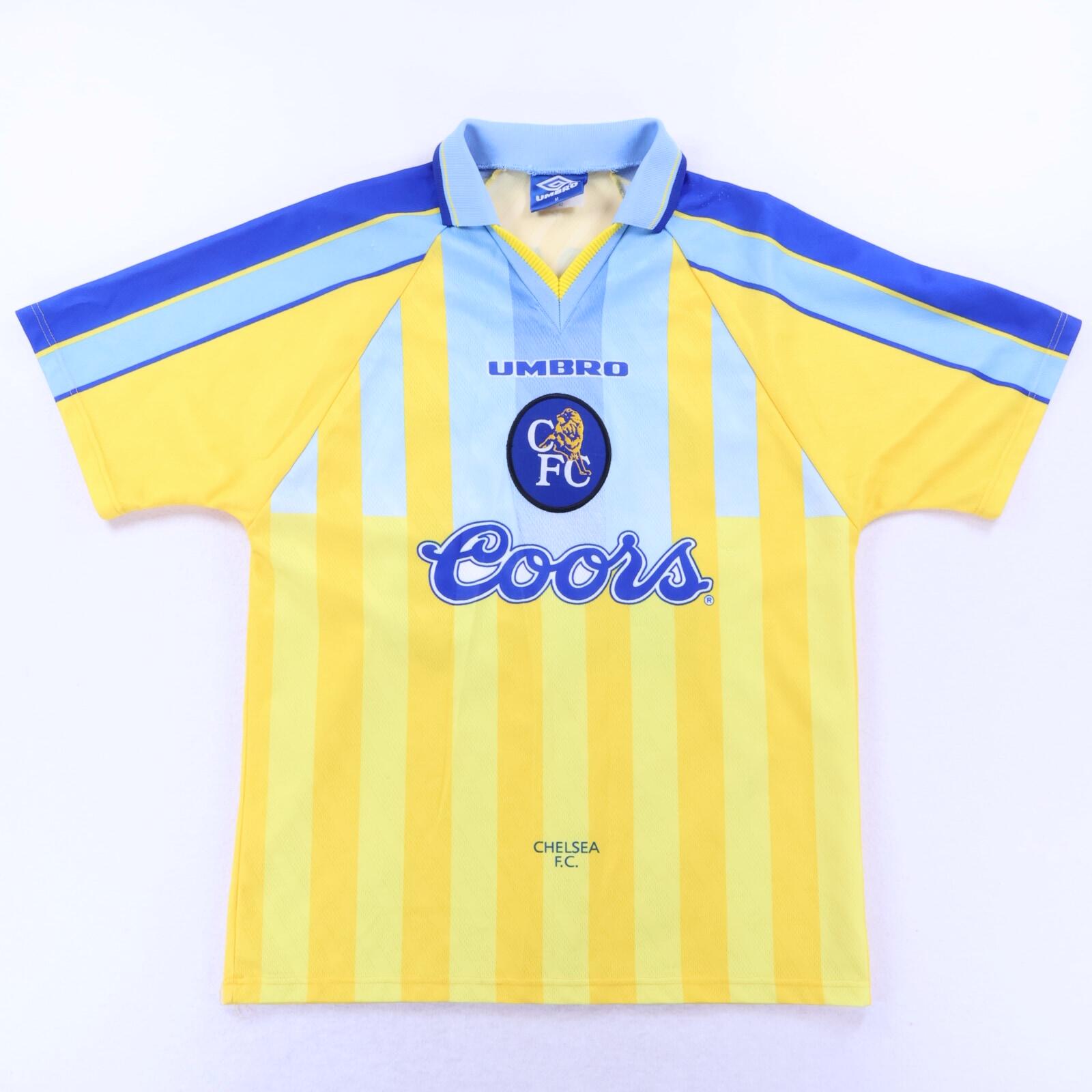 Chelsea Zola #25 1996/97 Away Shirt - M
