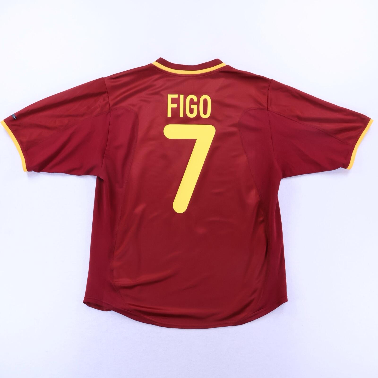 Portugal Figo #7 2000/02 Home Shirt - M
