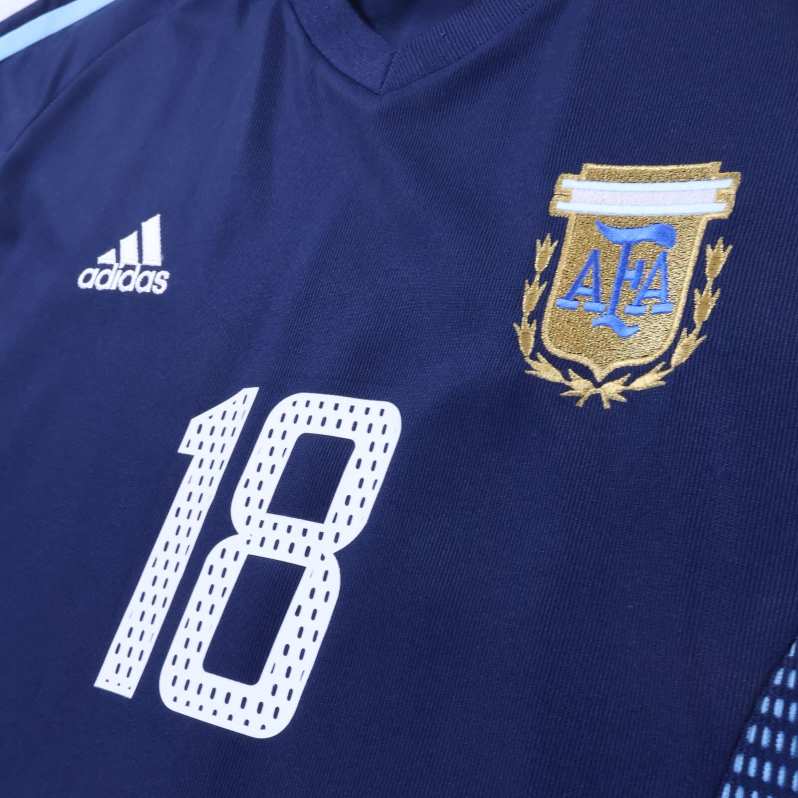 *MINT* Argentina Messi #18 2002 Away Shirt - XL
