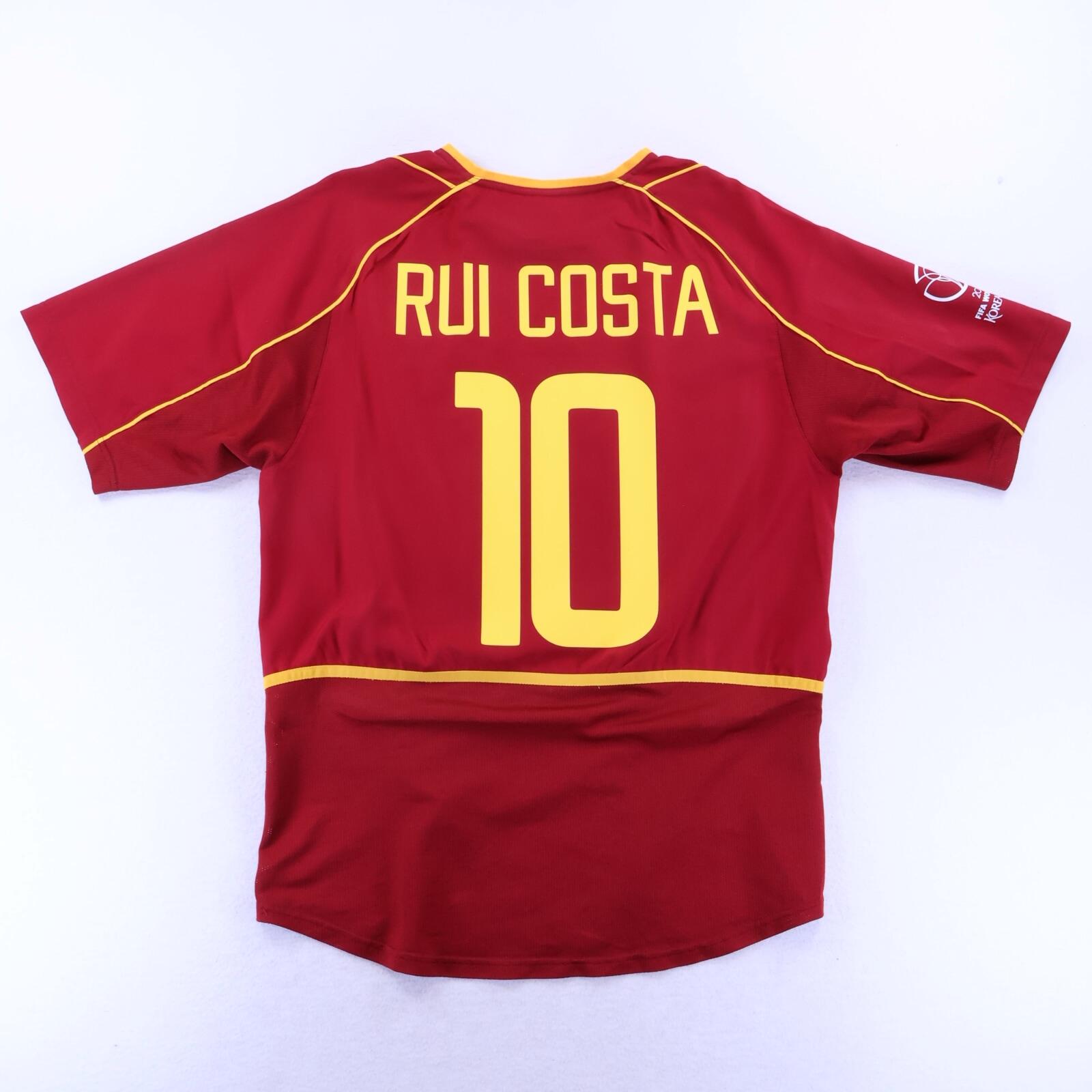 *MINT* Portugal Rui Costa #10 2002/04 Home Shirt - M