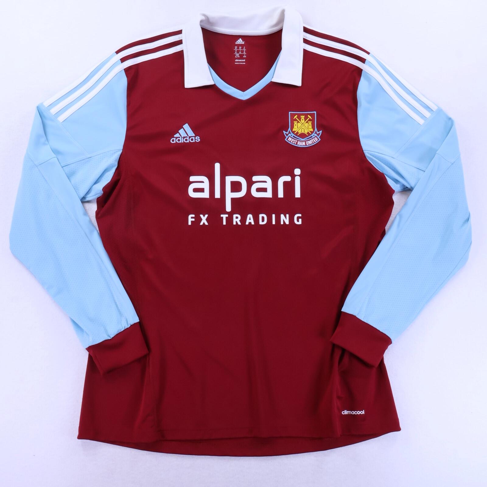 West Ham United 2013/14 Home Shirt - Long Sleeve - XL