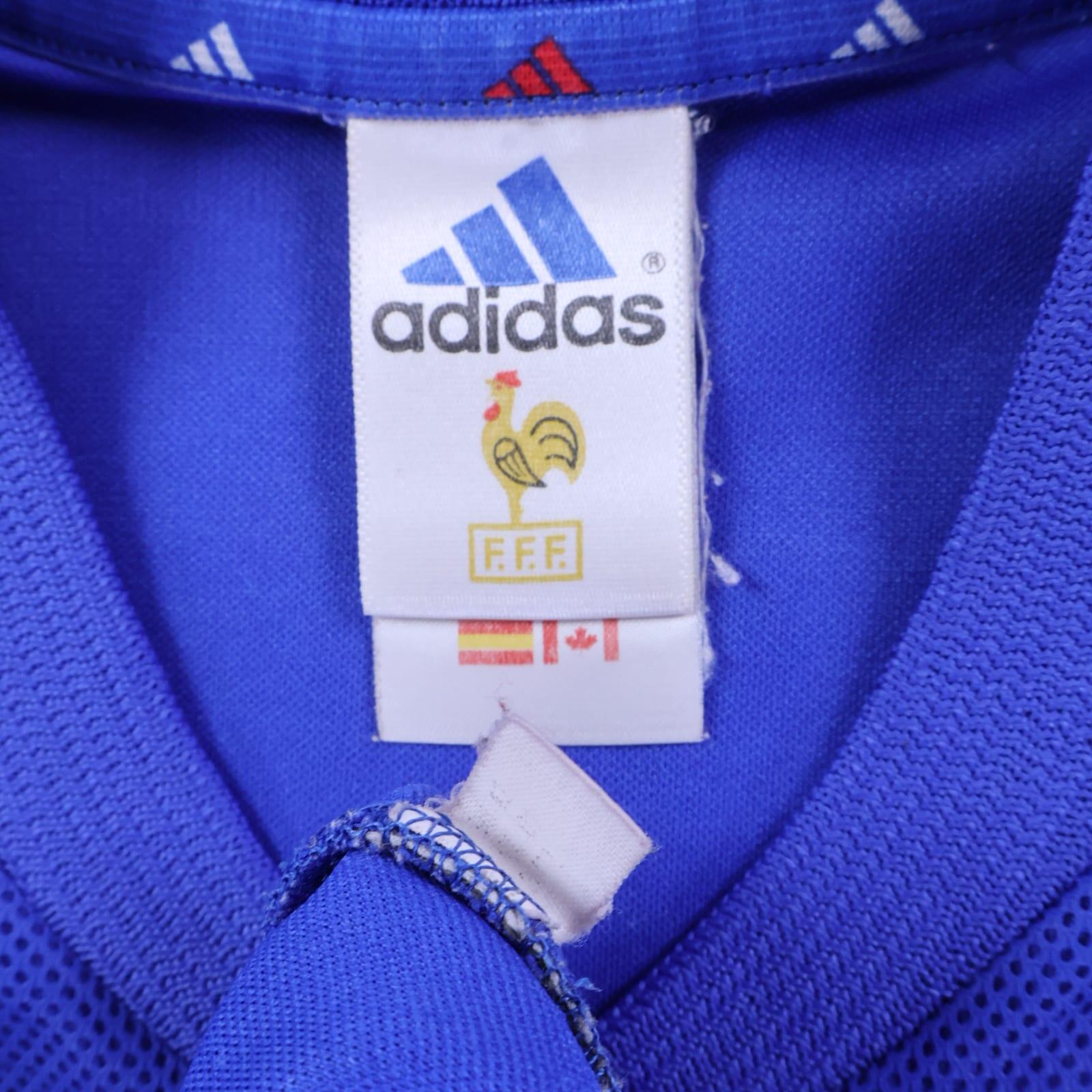 France Zidane #10 2002/04 Home Shirt - M
