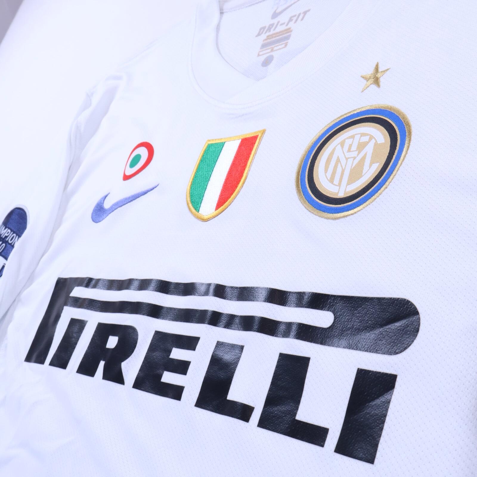 Inter Milan Eto'O #9 2010/11 Away Shirt - L