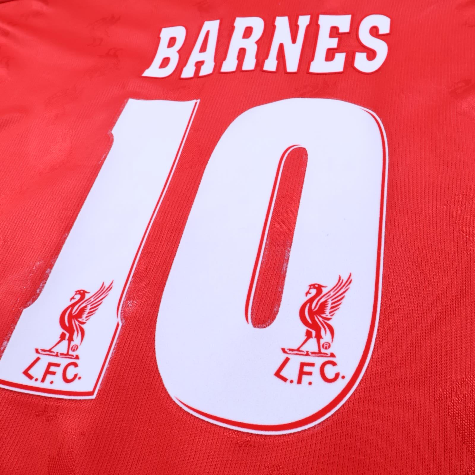 Liverpool F.C Barnes #10 1996/98 Home Shirt - XL