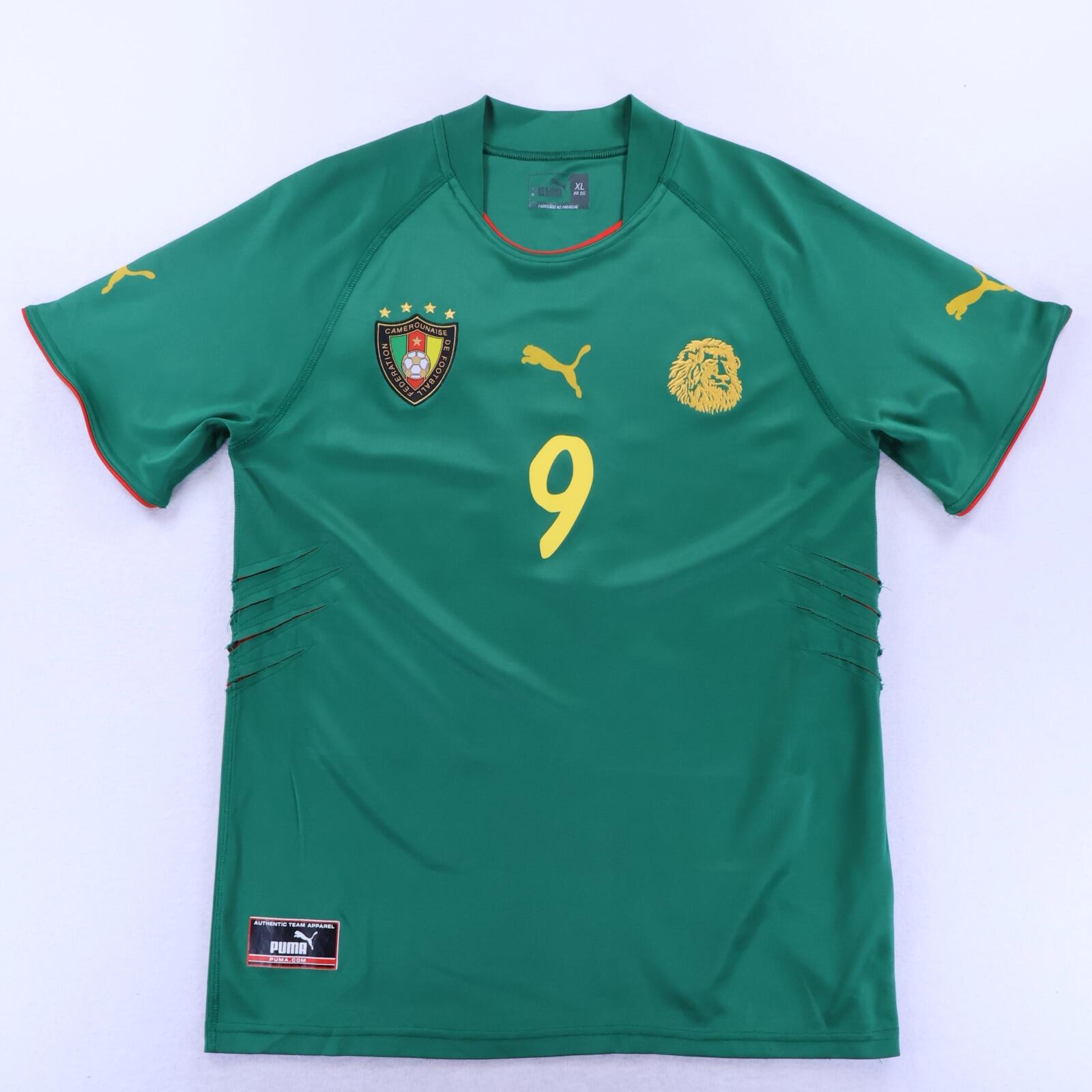 Cameroon Eto'O #9 2004/06 Home Shirt - XL