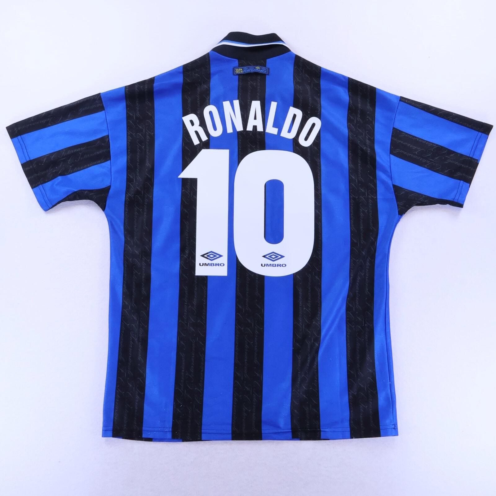 Inter Milan Ronaldo #10 1997/98 Home Shirt - L