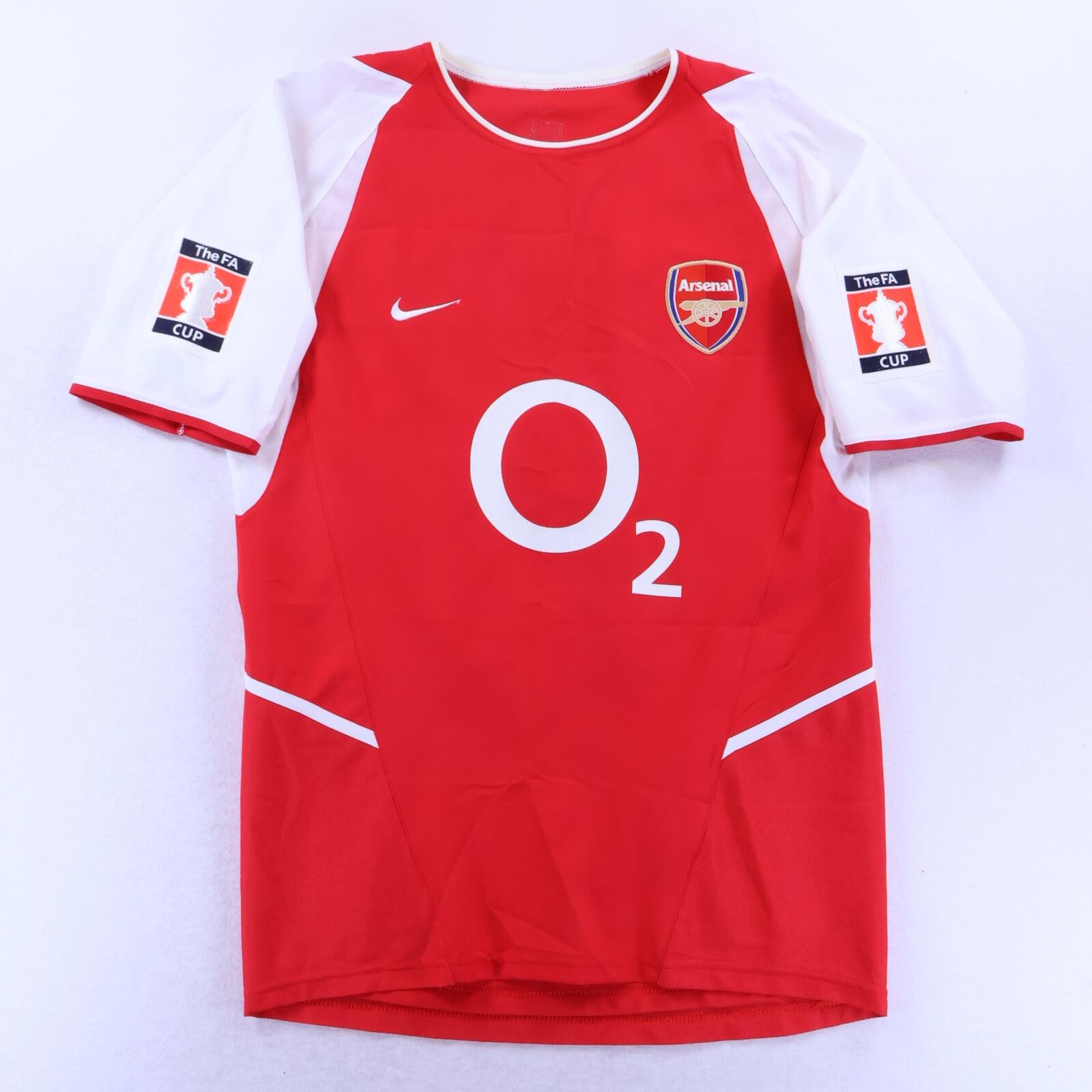 Arsenal Henry #14 2004/05 Fa Cup Home Shirt - M