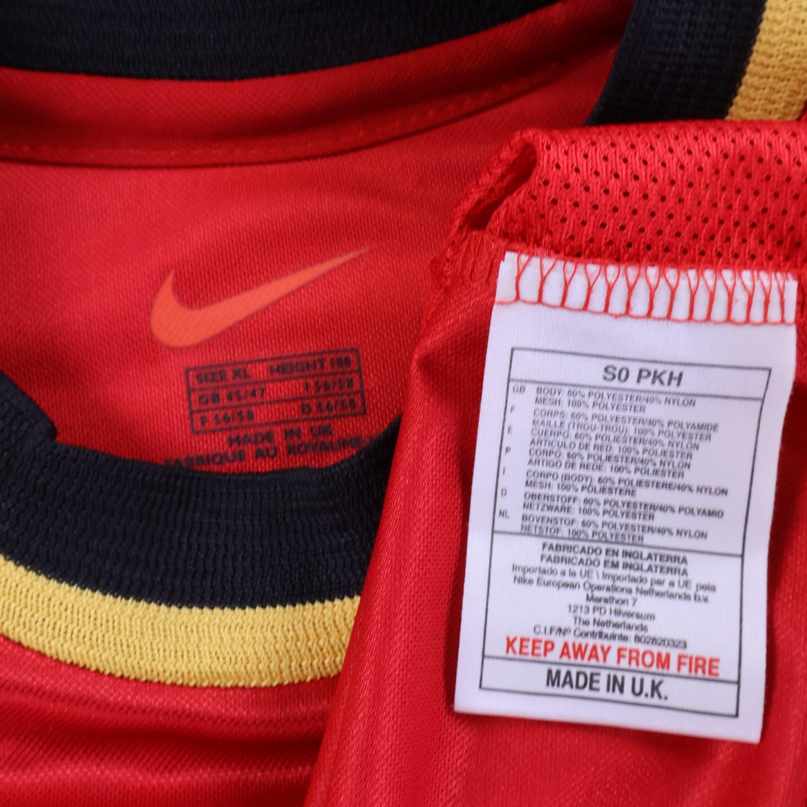 Belgium Wilmots #7 2000/02 Home Shirt - Long Sleeve - XL