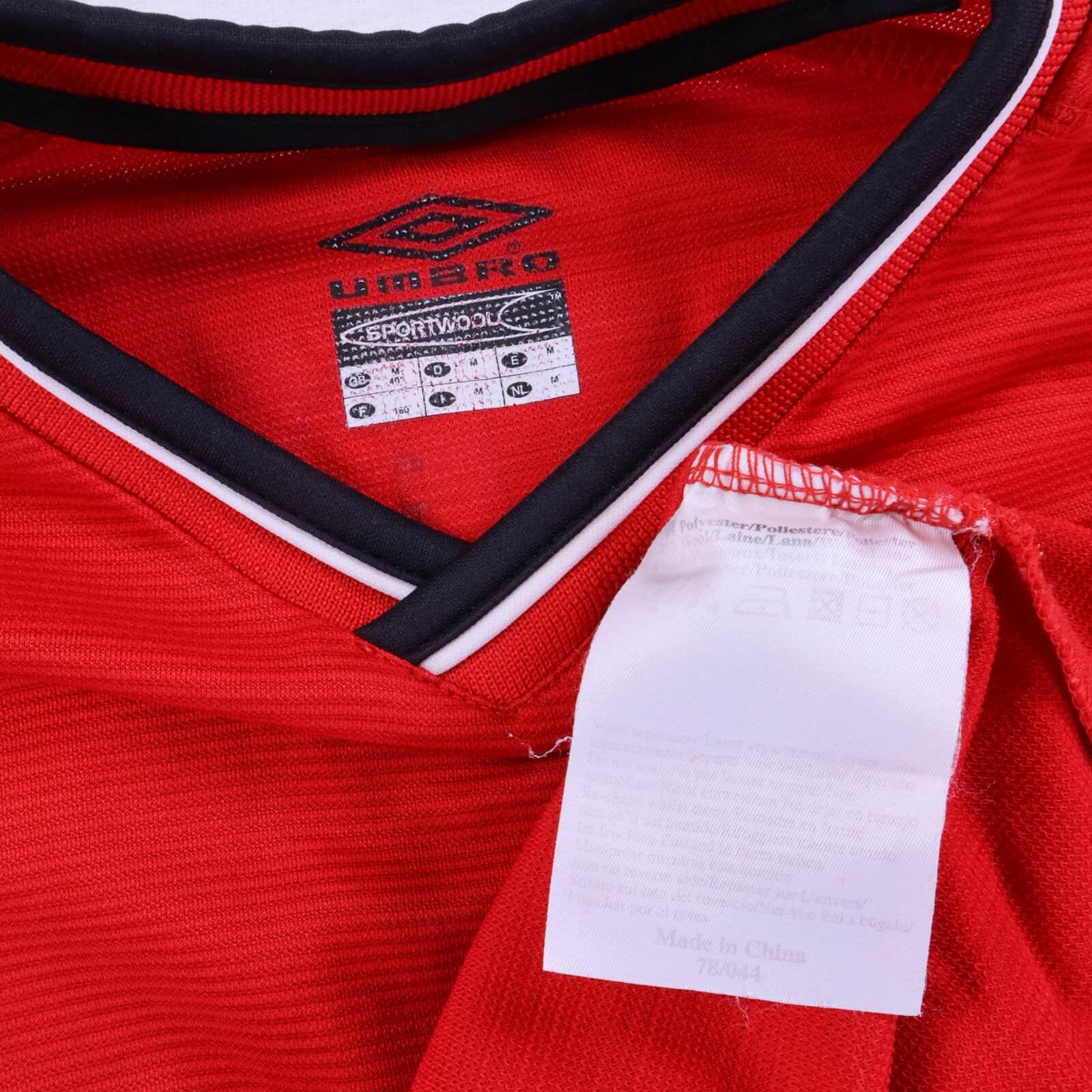 Manchester United Scholes #18 2000/02 Home Shirt - M