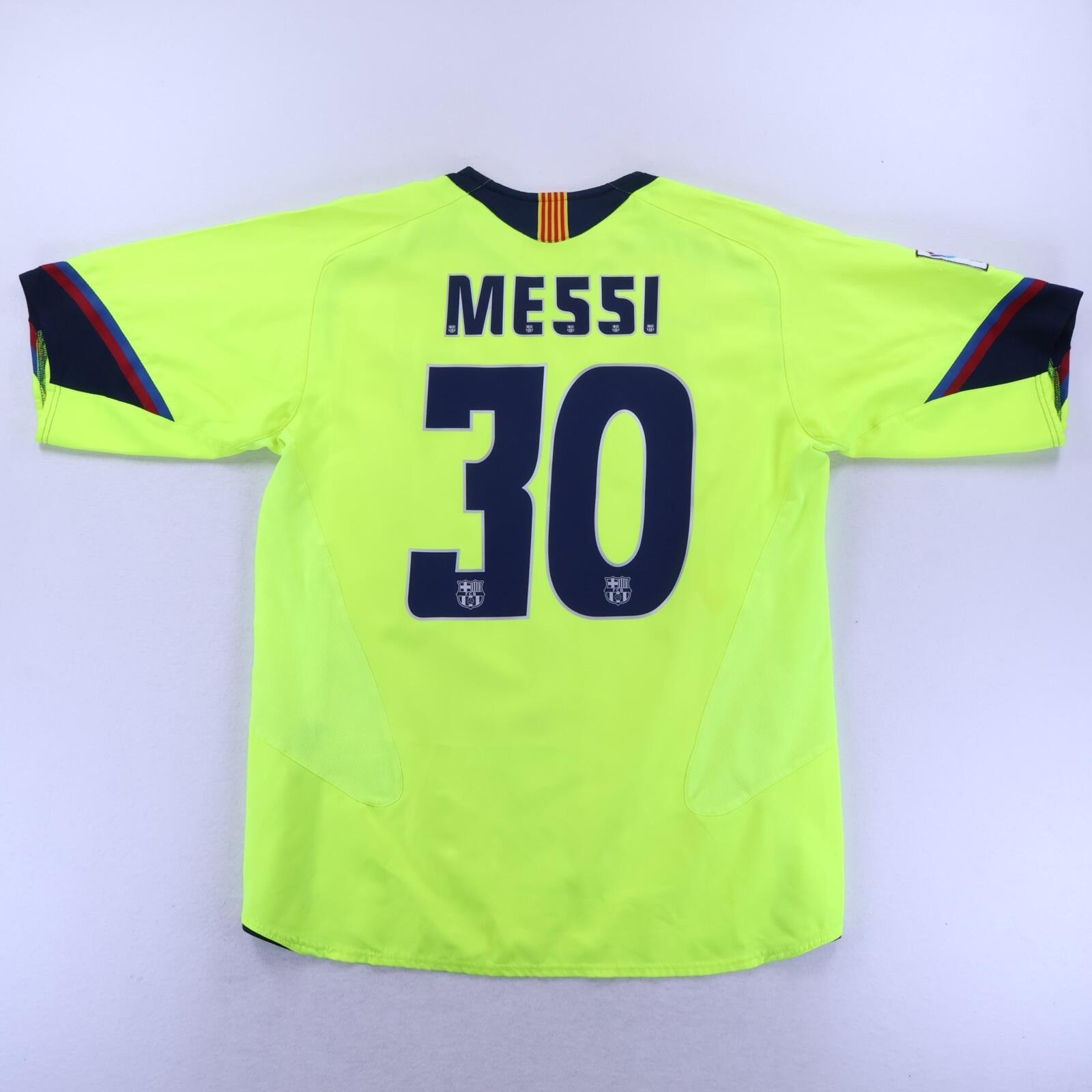 Barcelona Messi #30 2005/06 Away Shirt - L