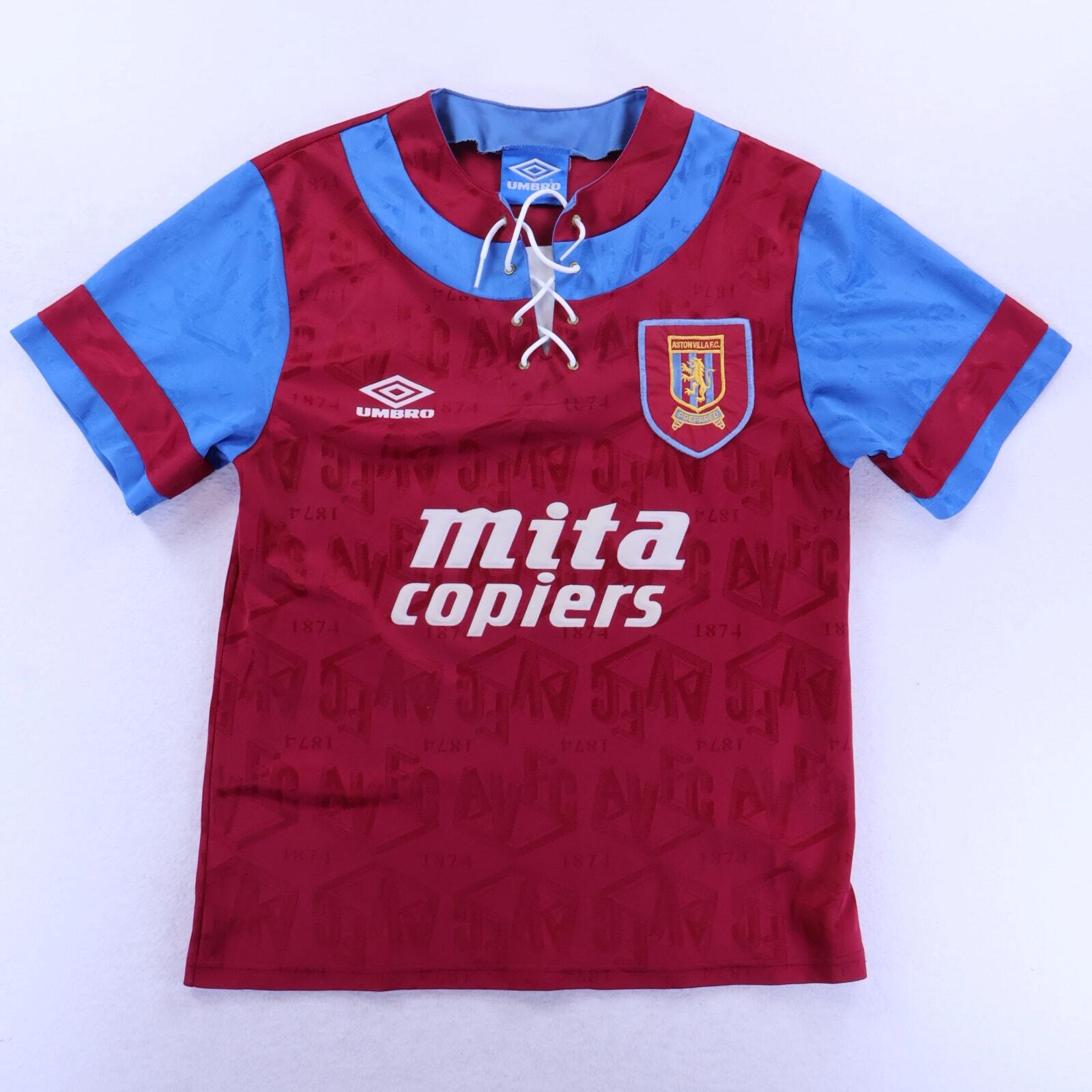 Aston Villa 1992/93 Home Shirt - S