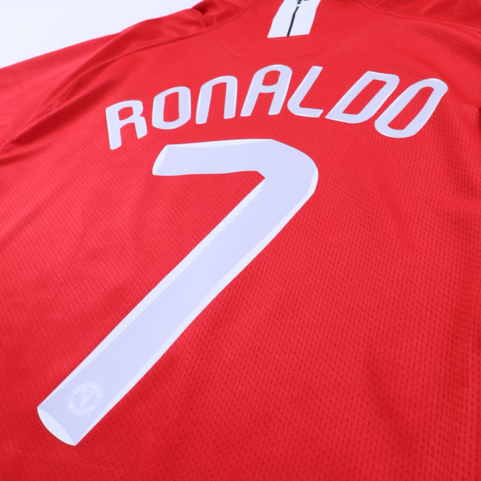 Manchester United Ronaldo #7 2007/09 Home Shirt - L
