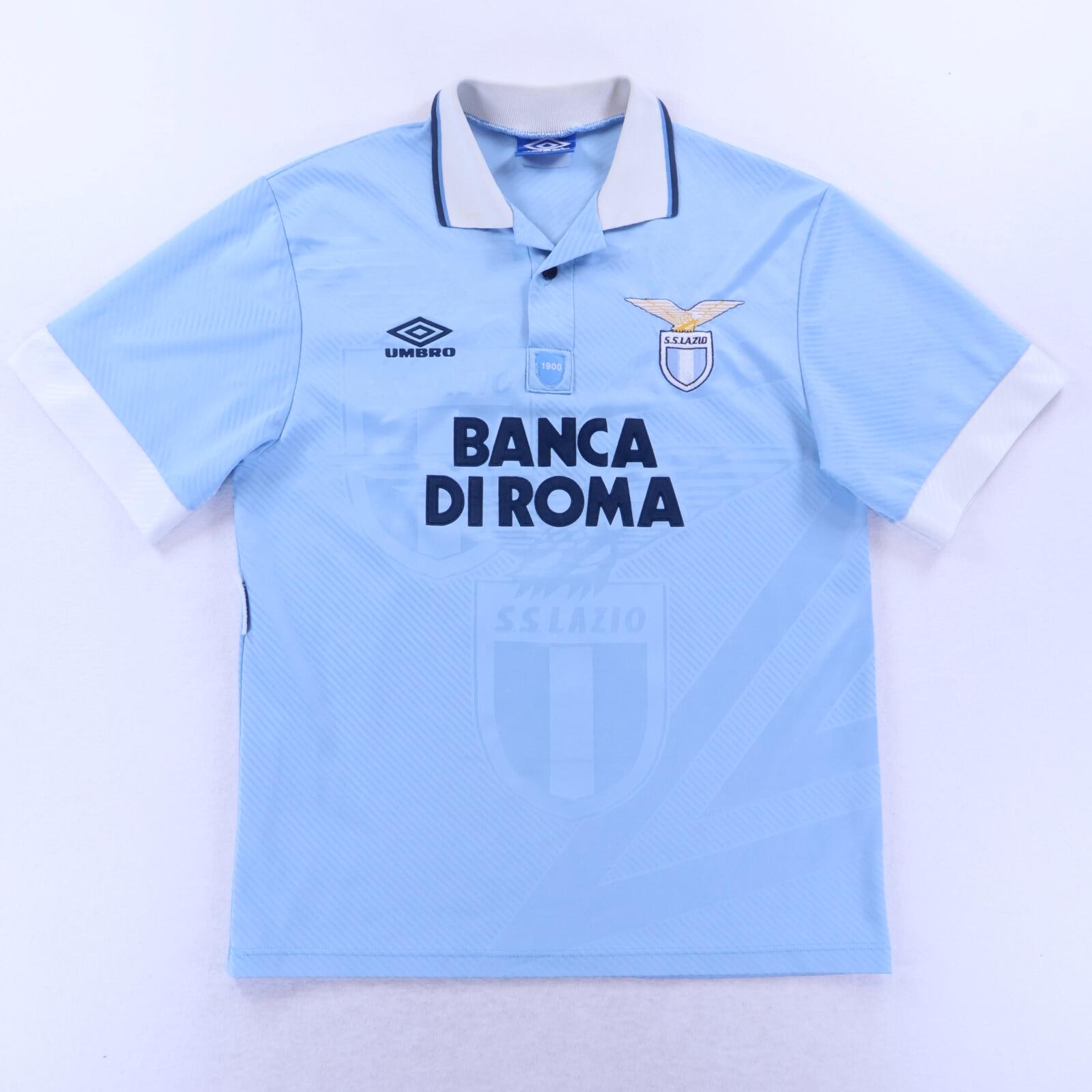 S.S Lazio Gascoigne #10 1993/95 Home Shirt - M