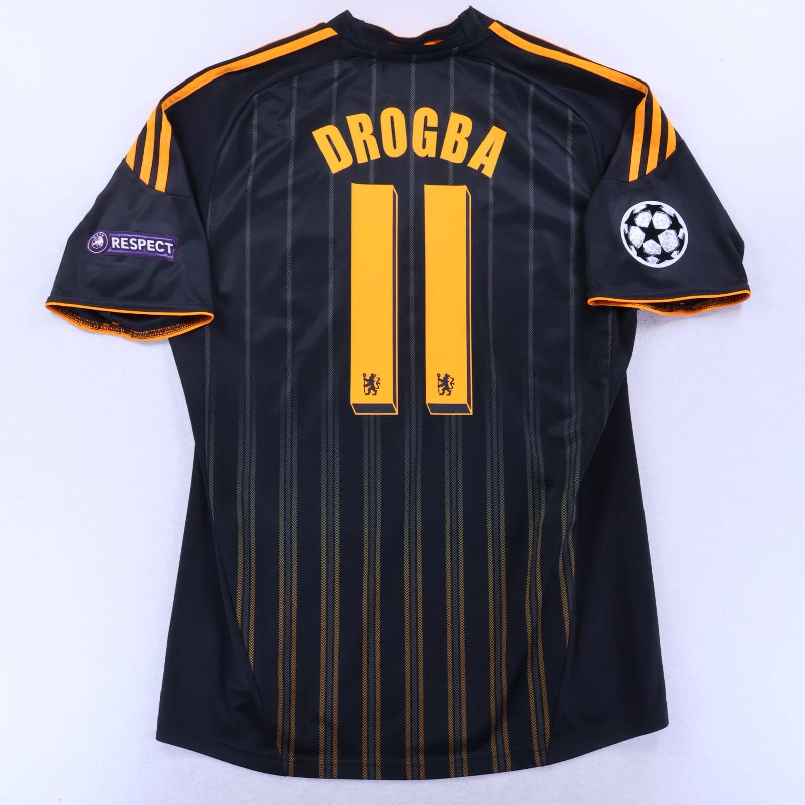 Chelsea Drogba #11 2010/11 Away Shirt - L