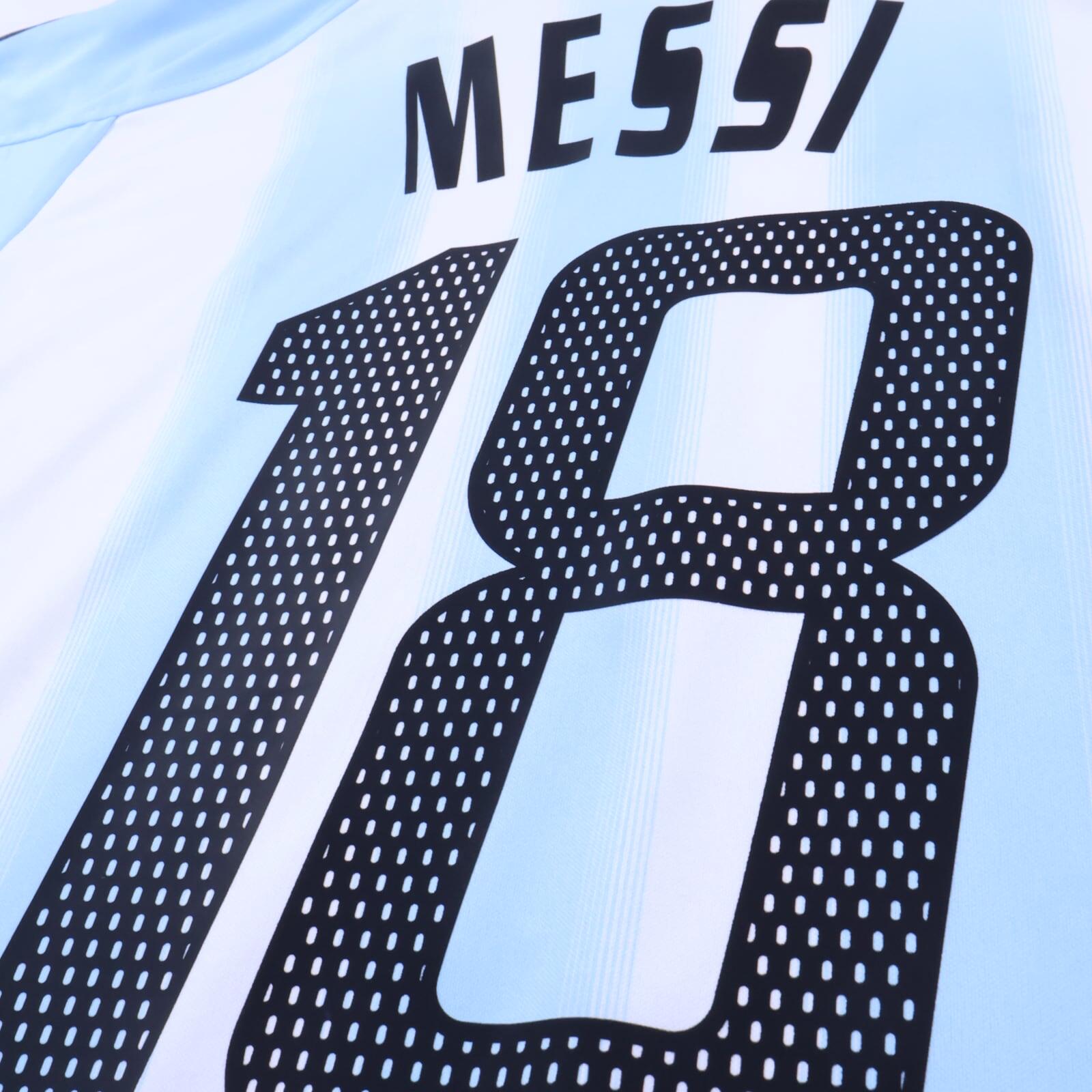 Argentina Messi #18 2004/05 Home Shirt - M