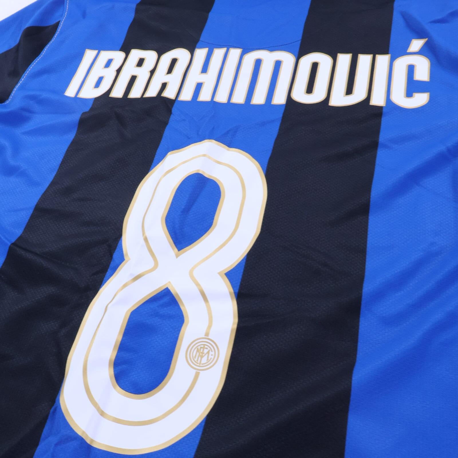 Inter Milan Ibrahimović #9 2008/09 Home Shirt - M