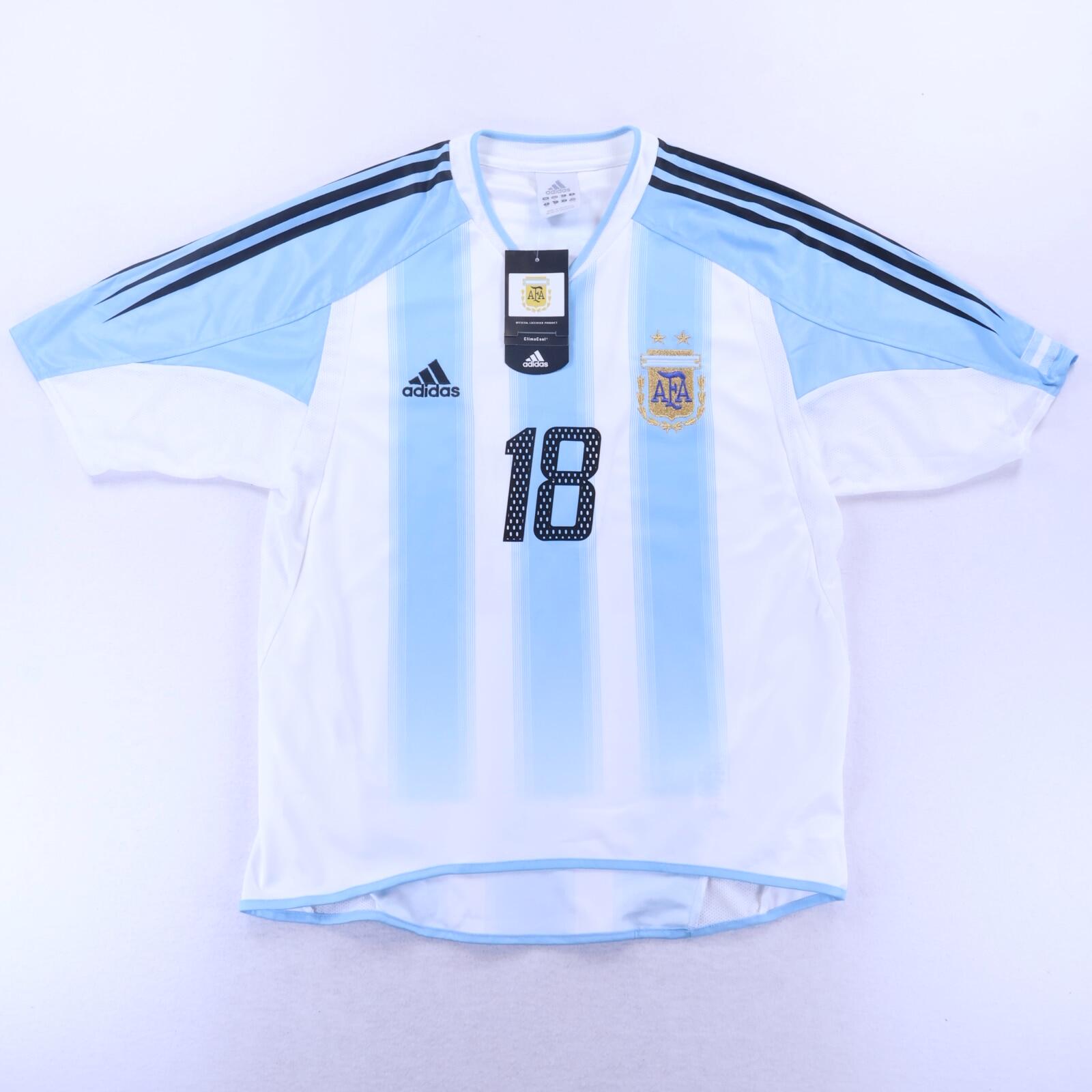 *NWT* Argentina Messi #18 2004/05 Home Shirt - M