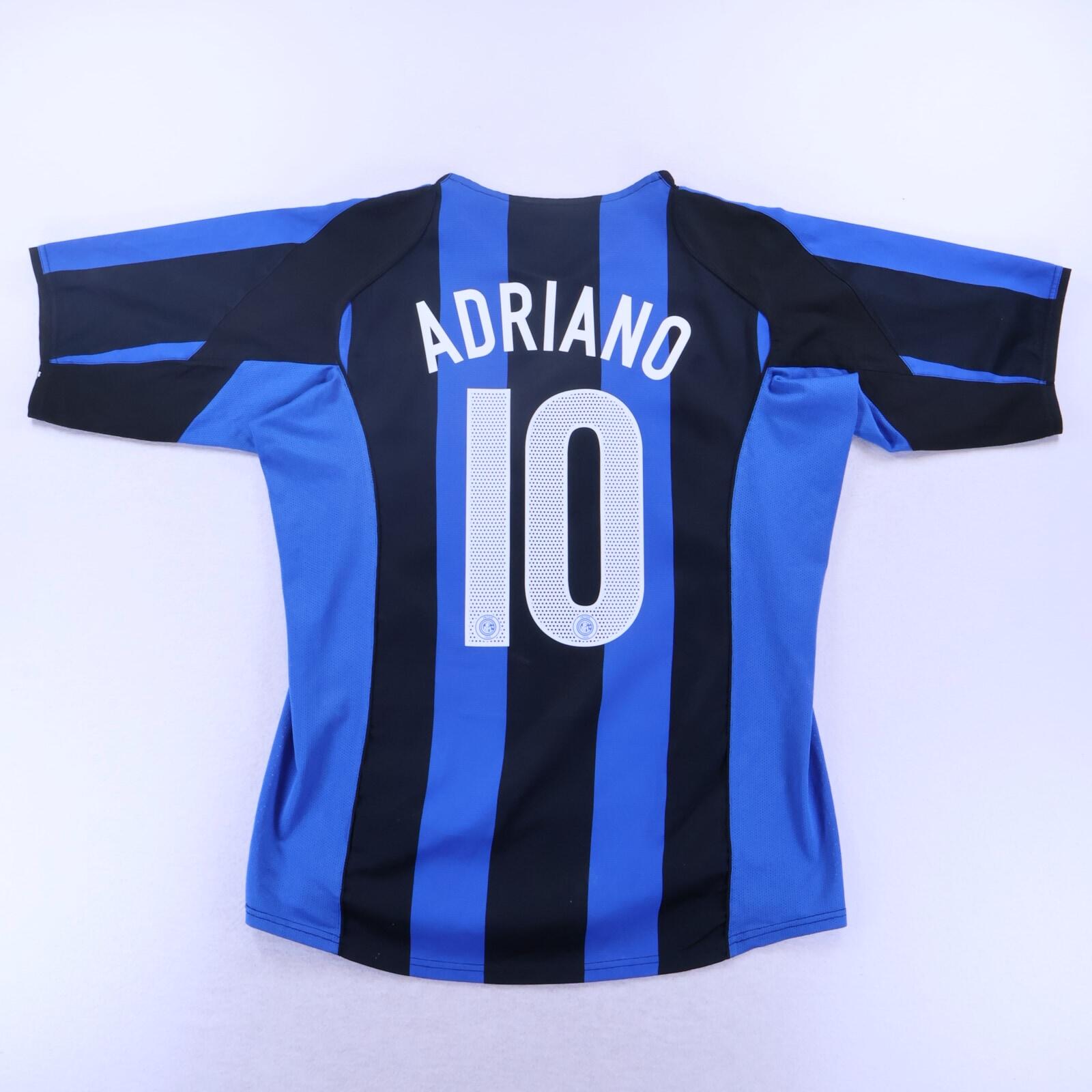Inter Milan Adriano #10 2003/04 Home Shirt - L