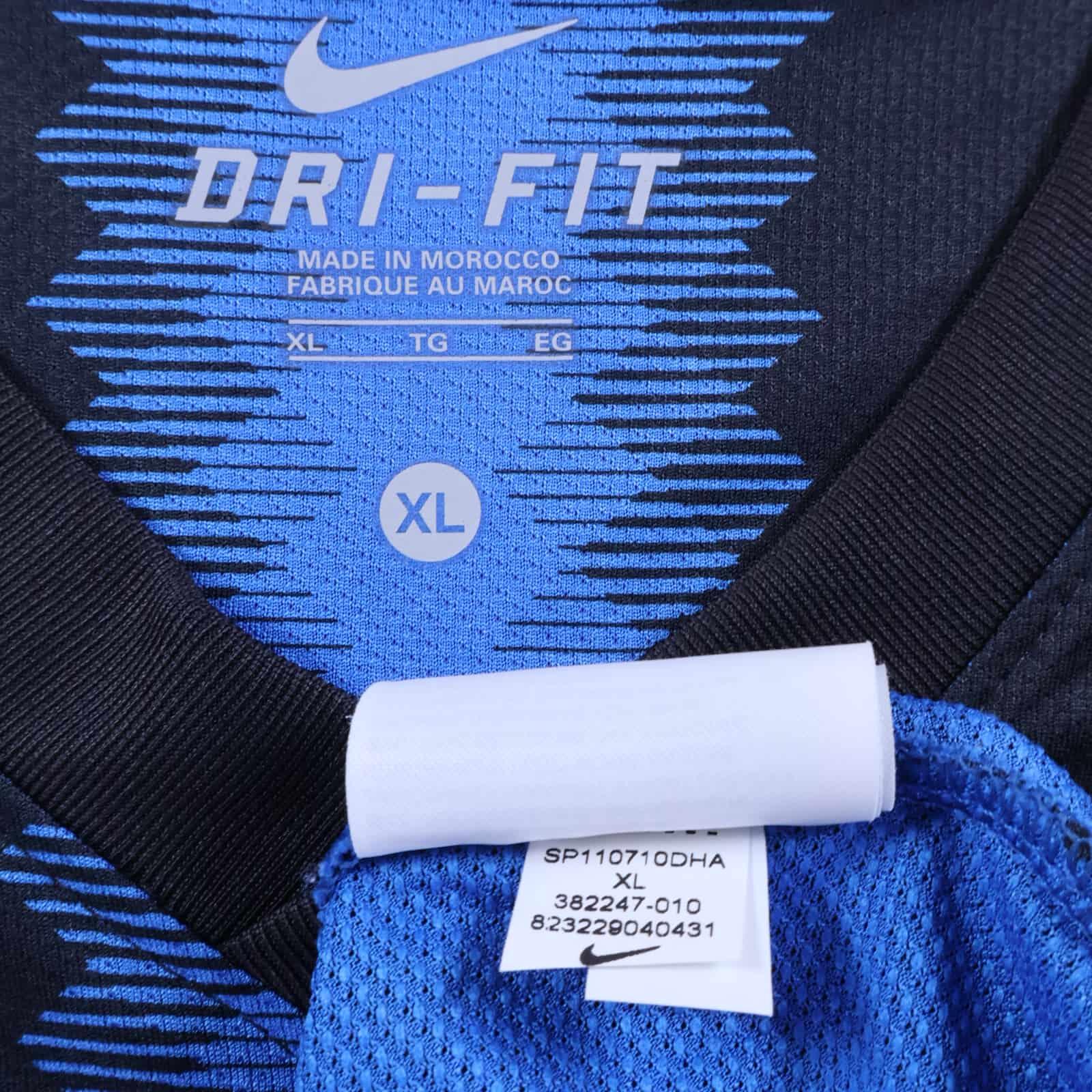 *MINT* Inter Milan Milito #10 2010/11 Home Shirt - XL