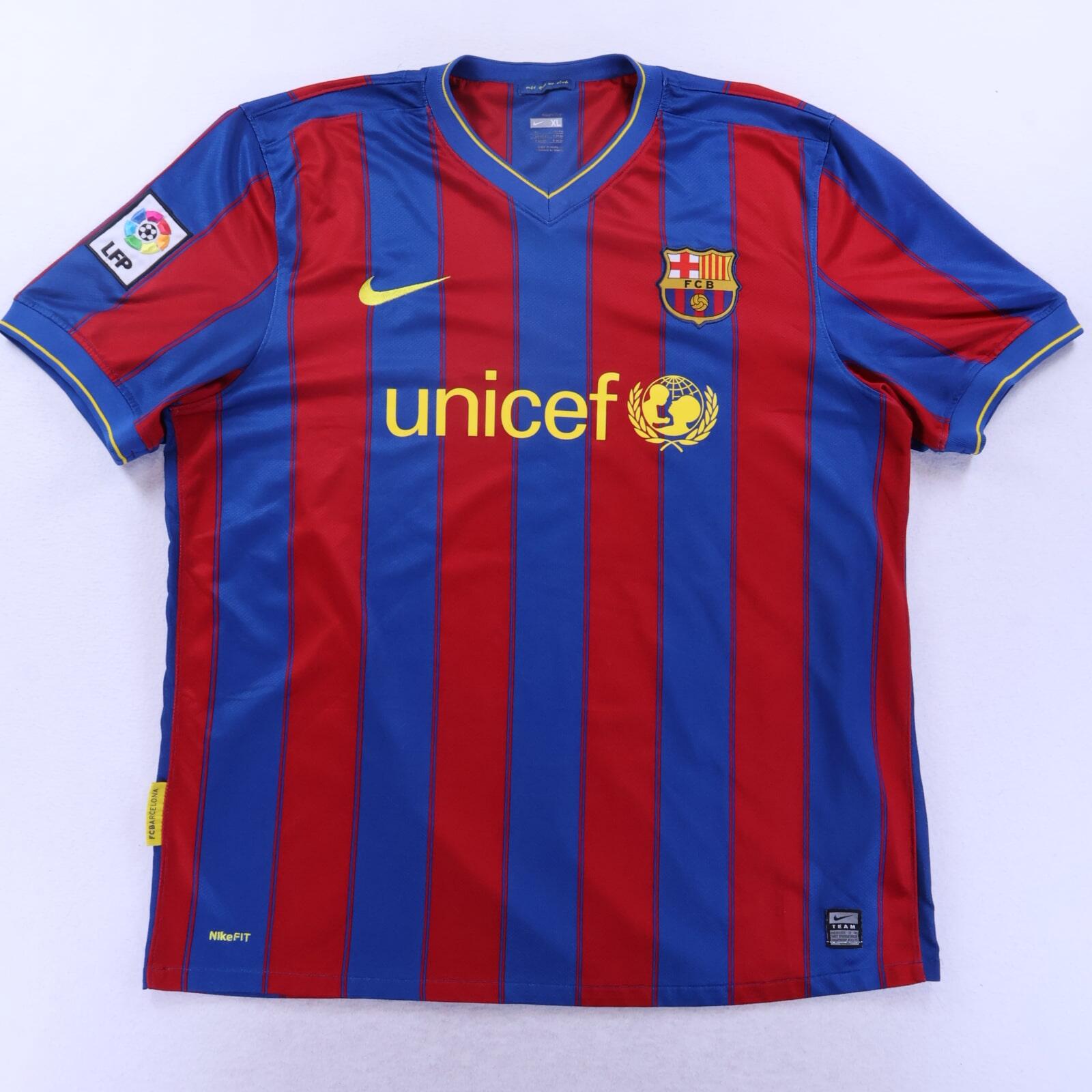 *MINT* Barcelona Xavi #6 2009/10 Home Shirt - XL