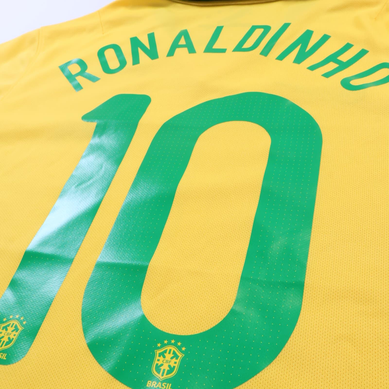 *NWT* Brazil Ronaldinho #10 2013 Home Shirt - S
