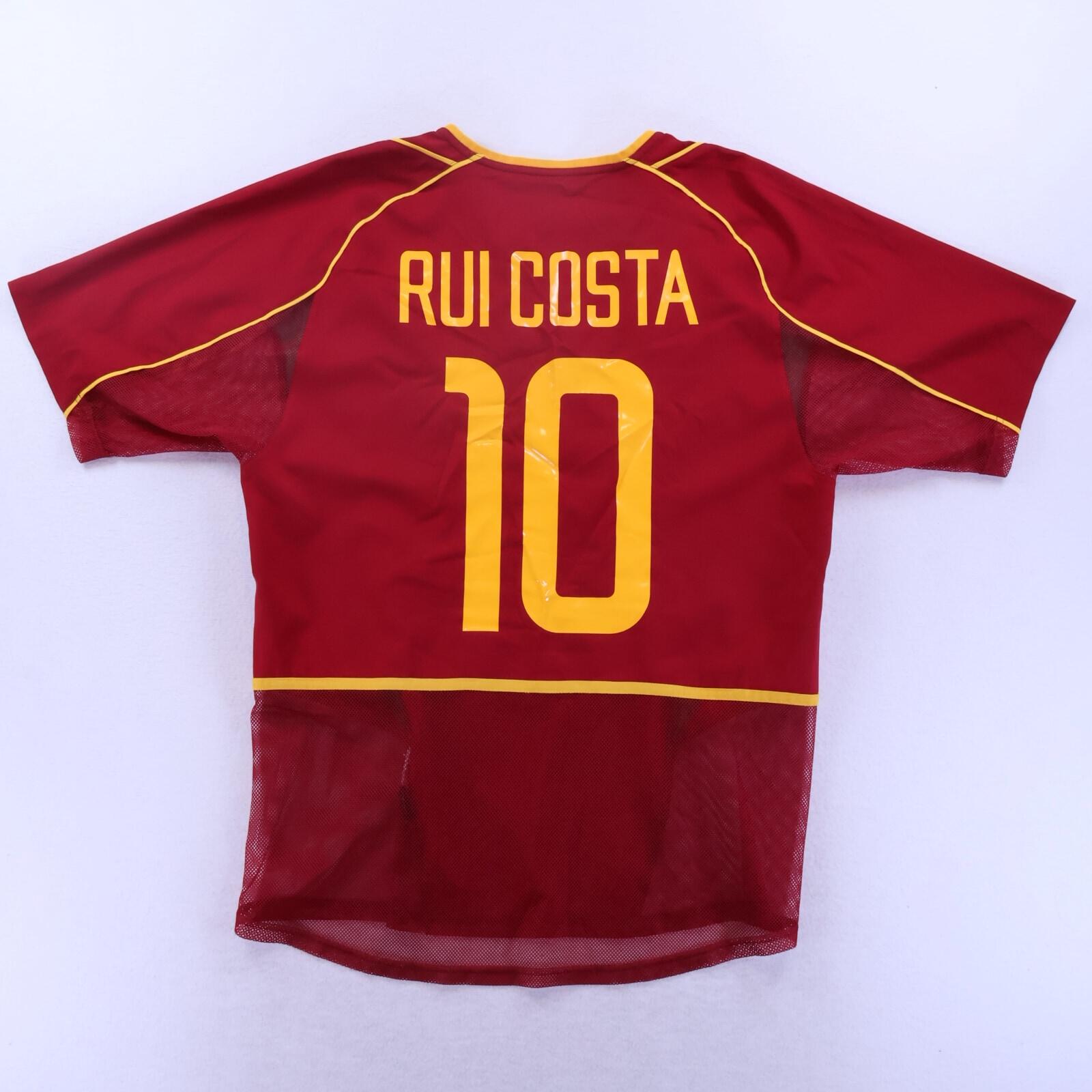 *MINT* Portugal Rui Costa #10 2002/04 Home Shirt - M