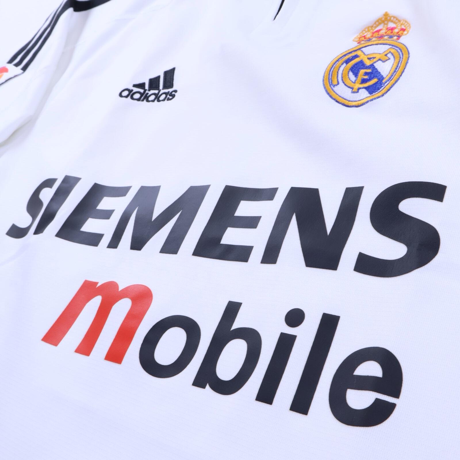 *MINT* Real Madrid Zidane #5 2002/03 Home Shirt - S