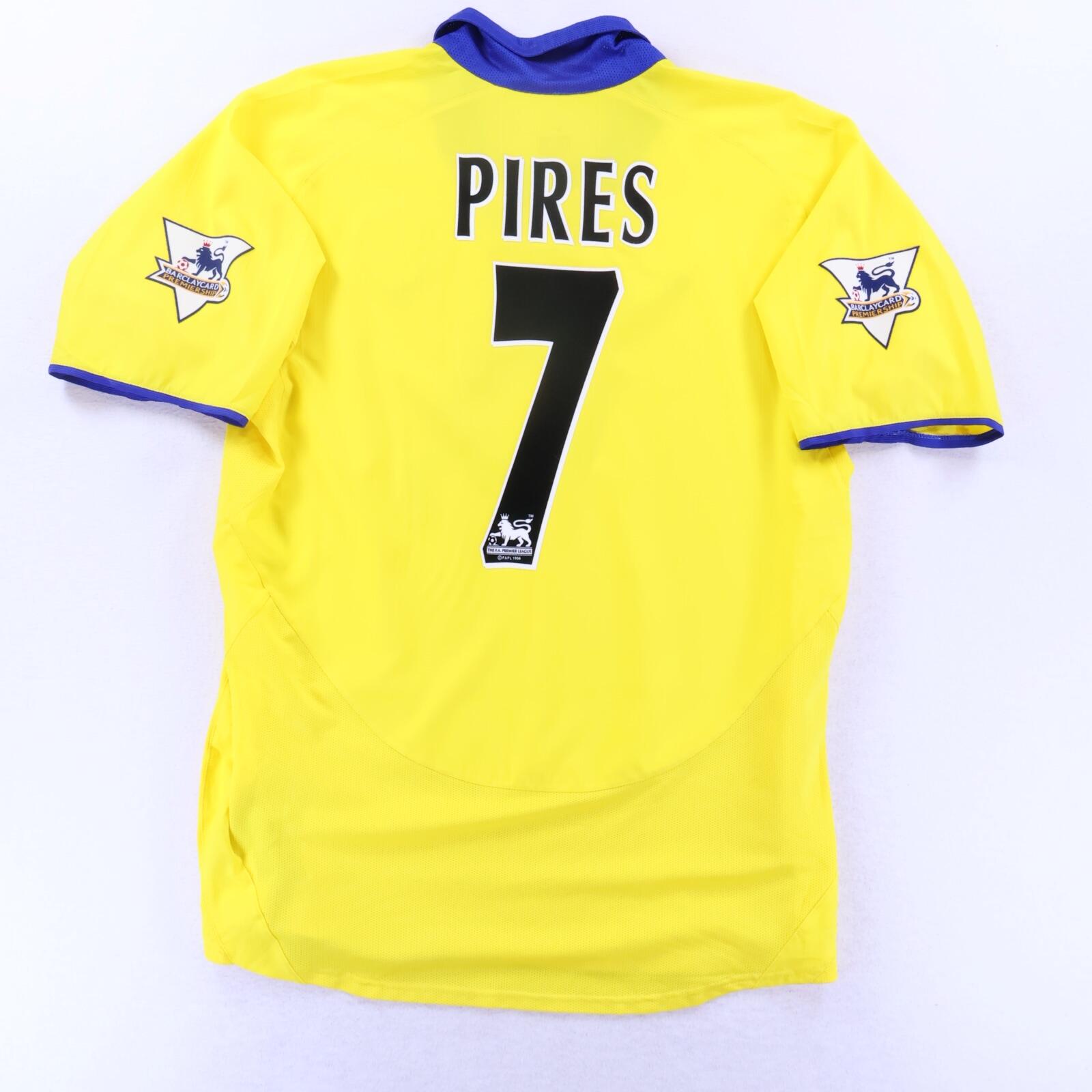 Arsenal Pires #7 2003/04 Away Shirt - L