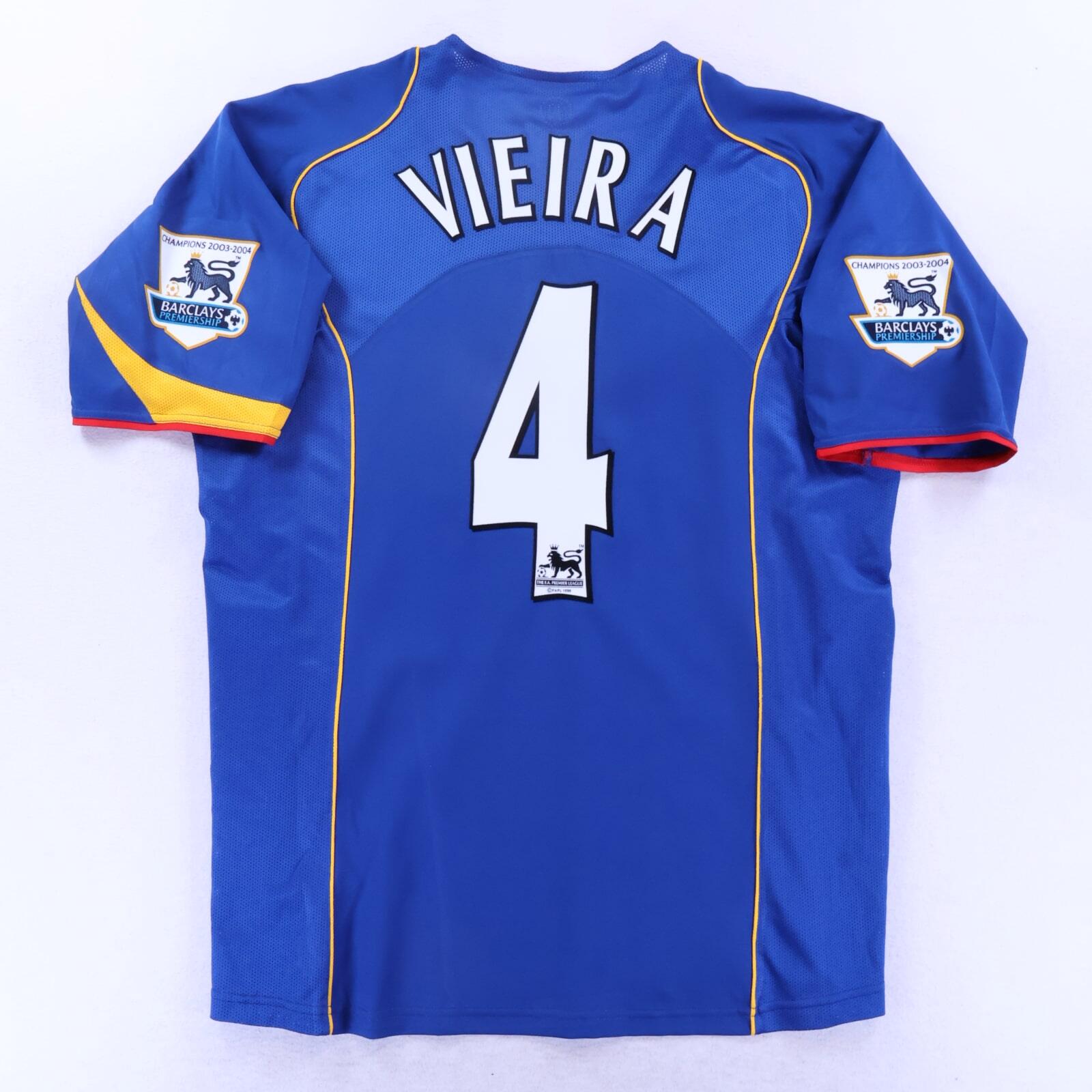 Arsenal Viera #4 2004/06 Away Shirt - L