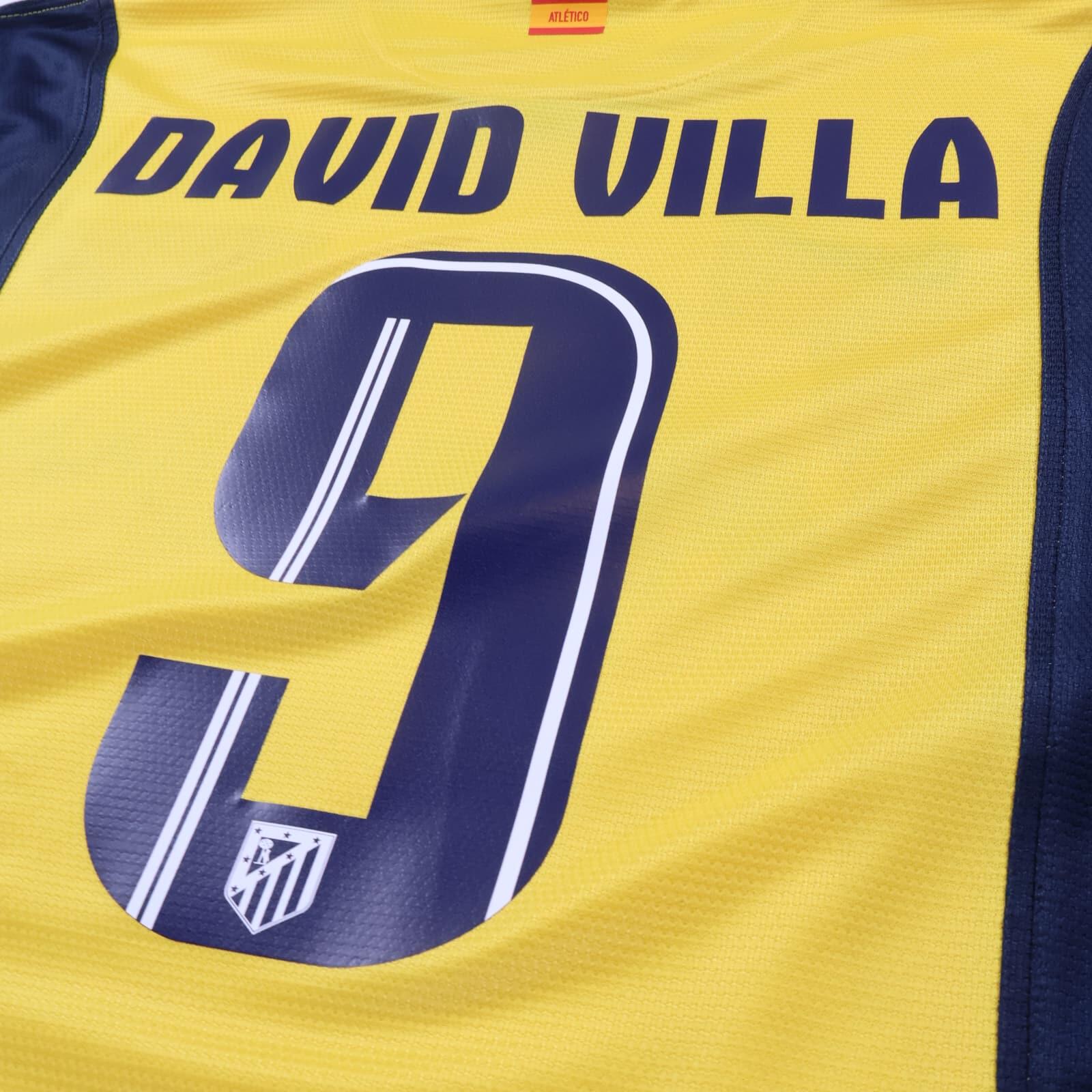 *MINT* Atlético De Madrid David Villa #9 2013/14 Away Shirt - XL