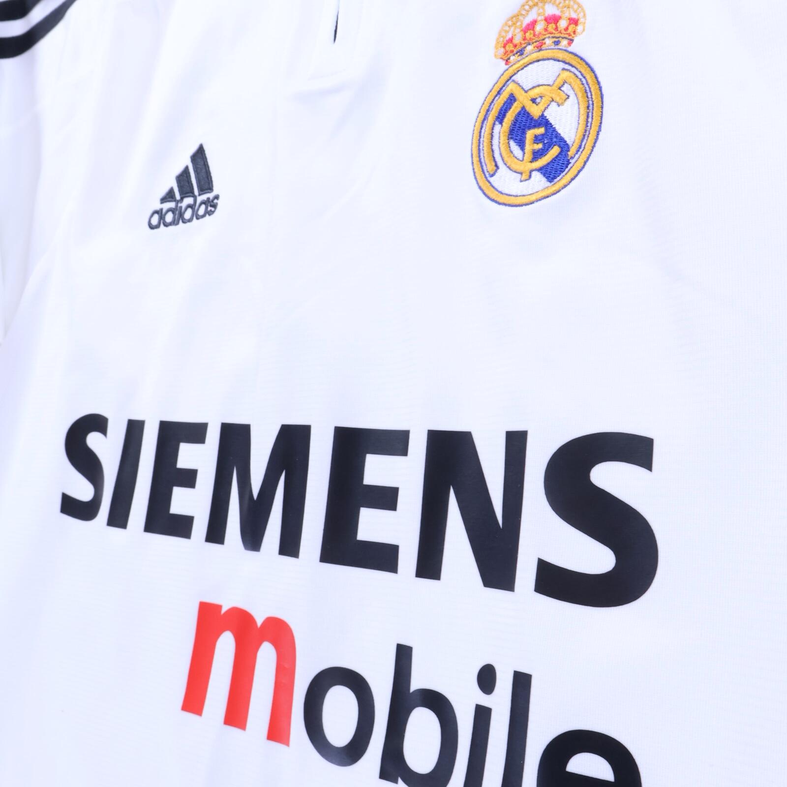 Real Madrid Ronaldo #9 2003/04 Home Shirt - Long Sleeve - M