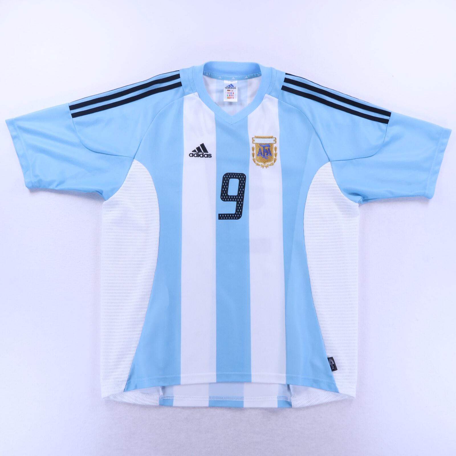 Argentina Batistuta #9 2002 Home Shirt - L