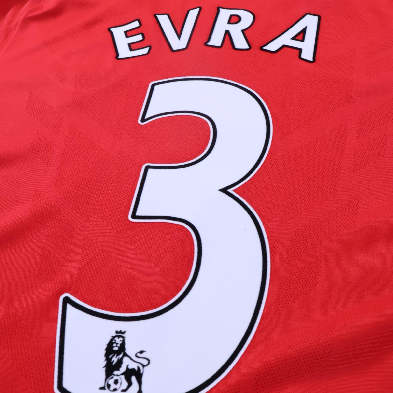 Manchester United Evra #3 2010/11 Home Shirt - S