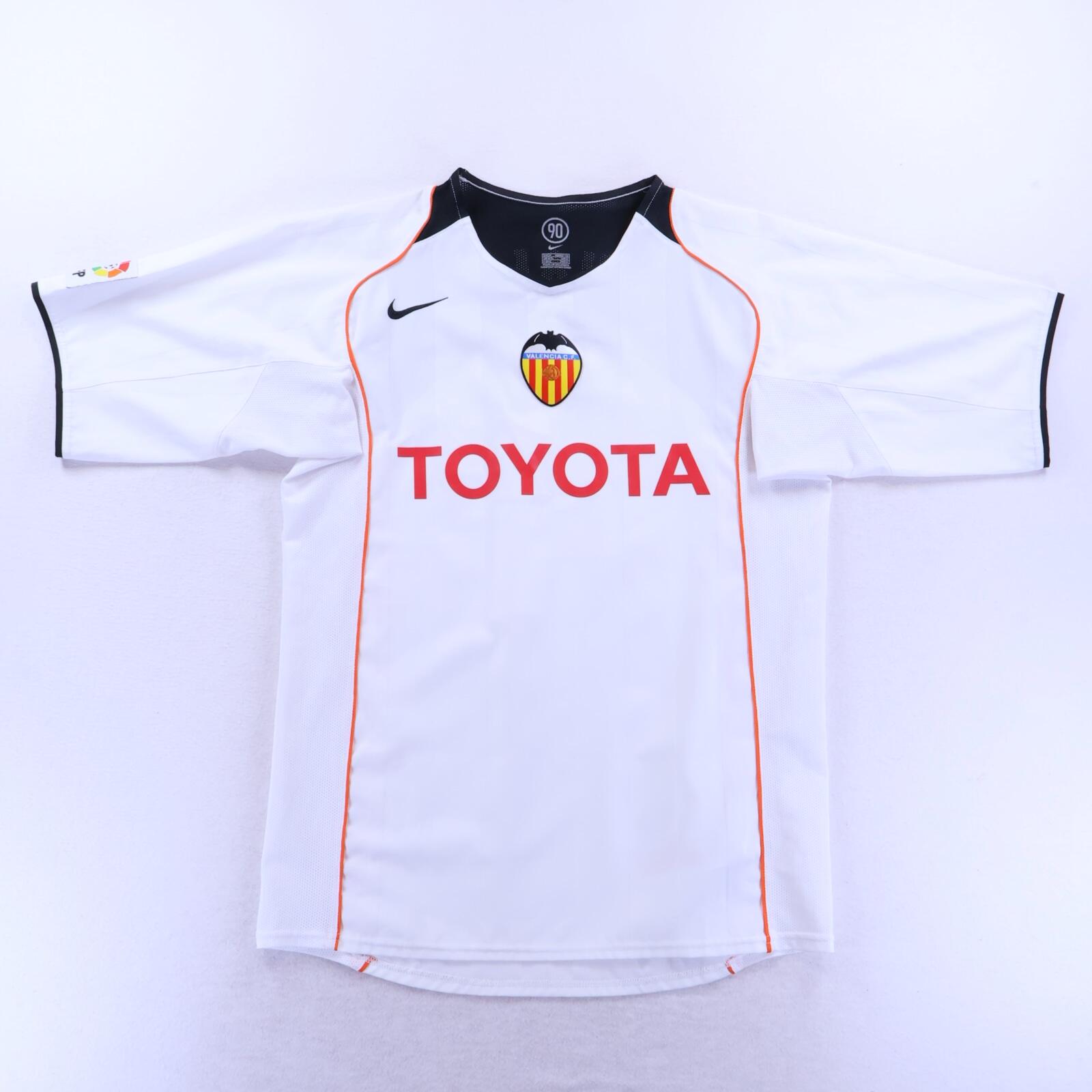 Valencia Cf Ayala #4 2004/05 Home Shirt - M