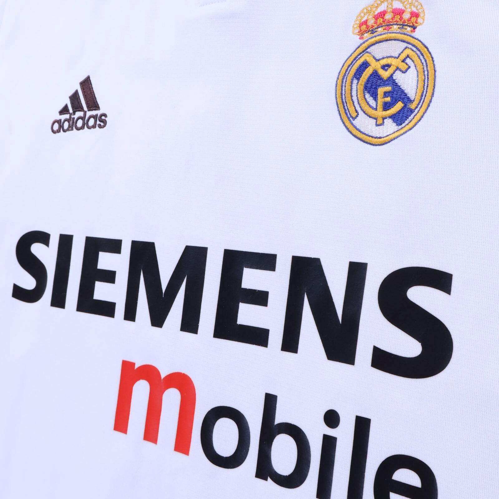 Real Madrid Ronaldo #9 2003/04 Home Shirt - Long Sleeve - L