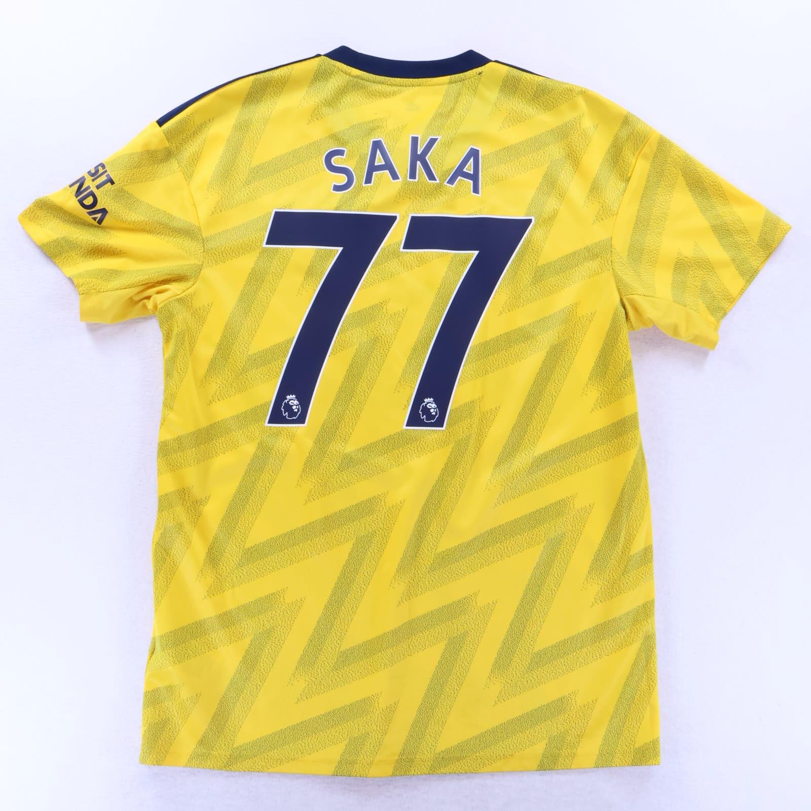 Arsenal Saka #77 2019/20 Away Shirt - L